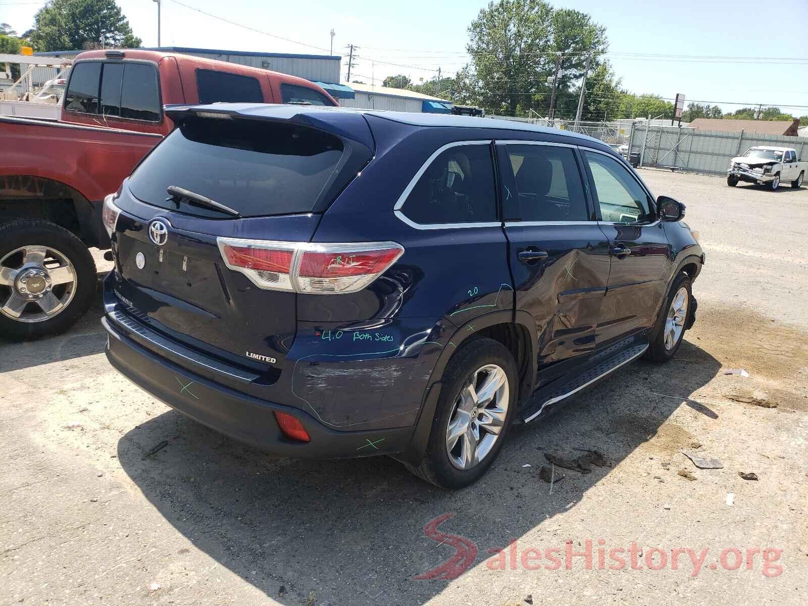 5TDYKRFH8GS135667 2016 TOYOTA HIGHLANDER