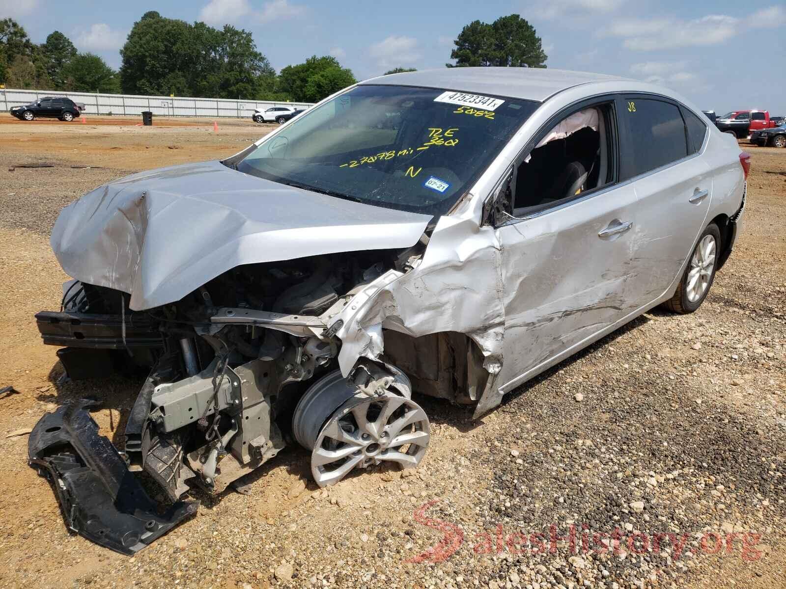 3N1AB7AP1KY205082 2019 NISSAN SENTRA