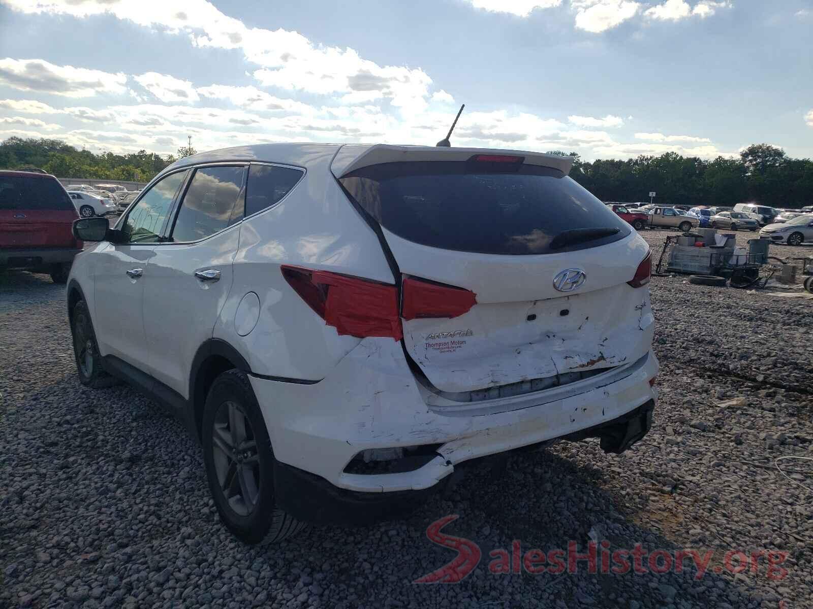 5NMZT3LB2JH096261 2018 HYUNDAI SANTA FE