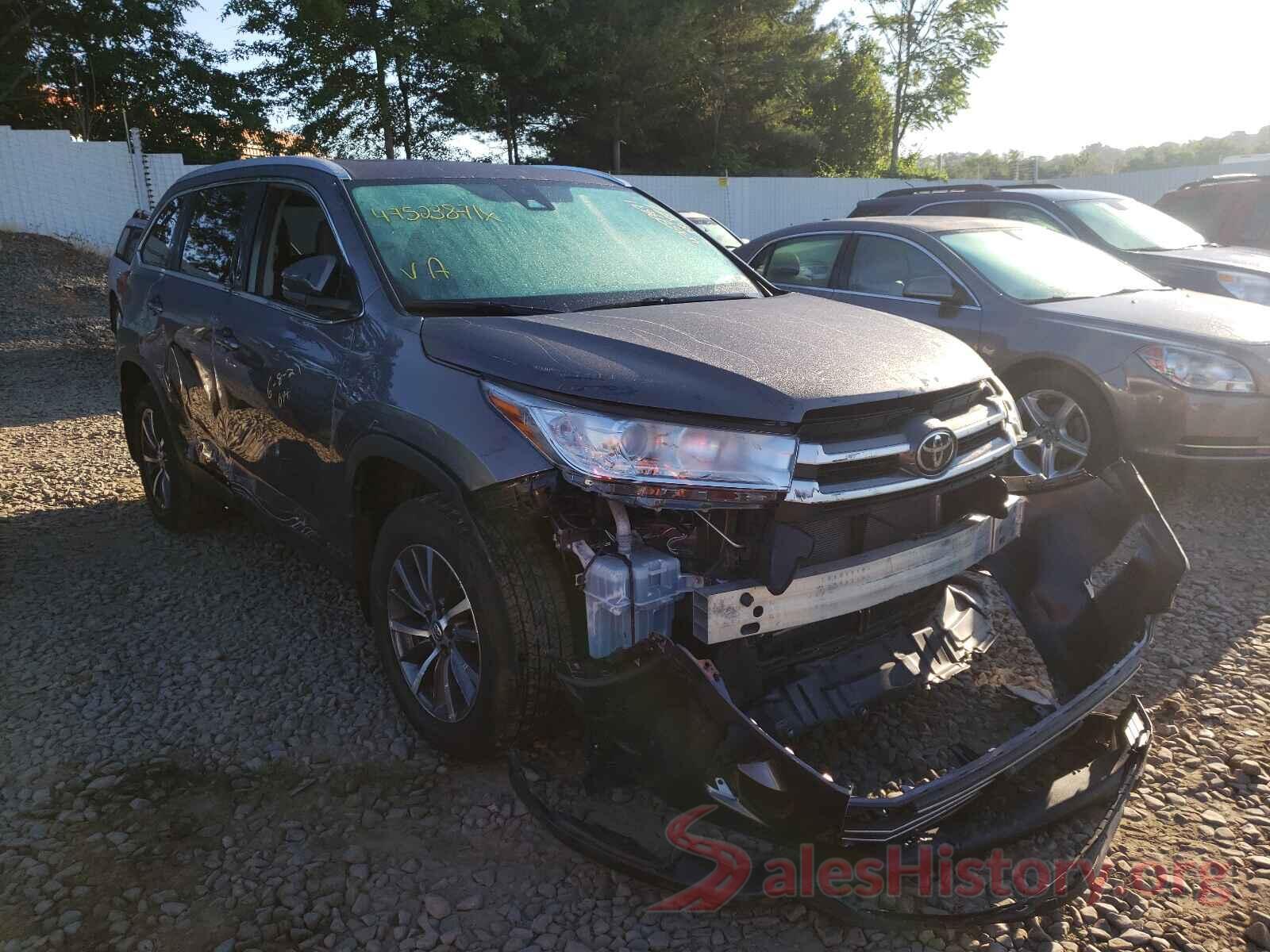 5TDJZRFH2KS625141 2019 TOYOTA HIGHLANDER