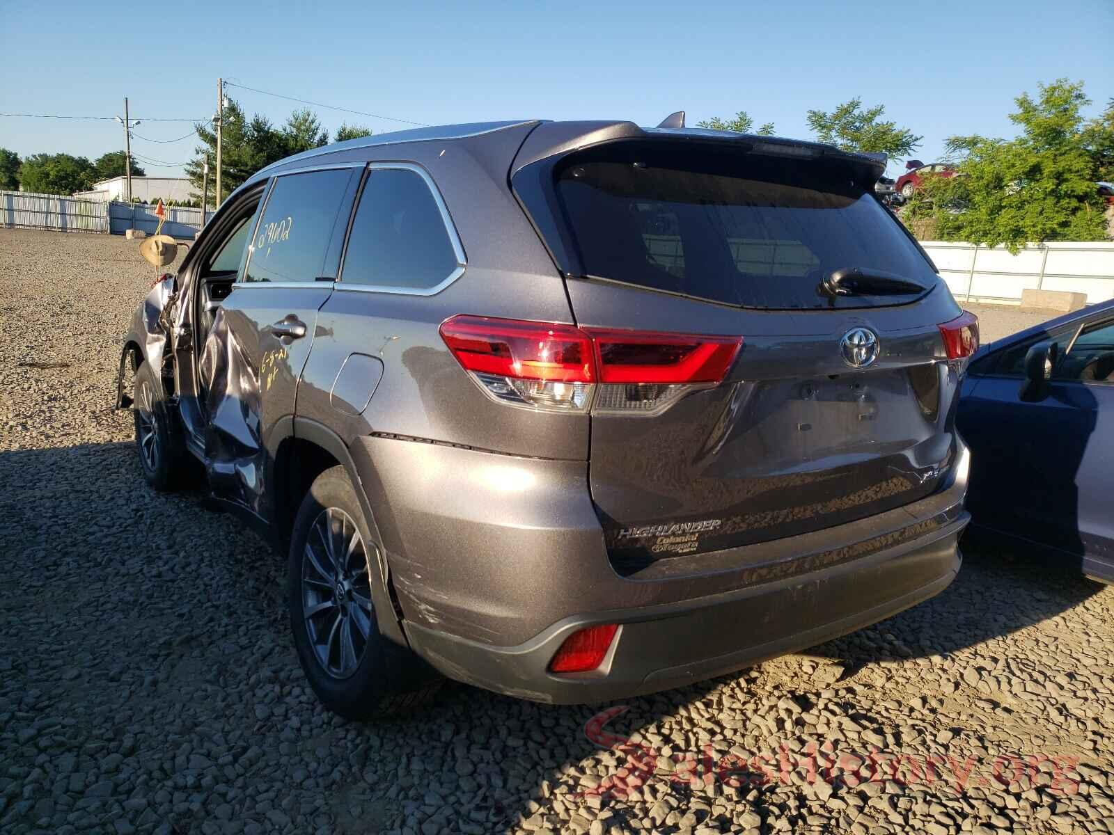 5TDJZRFH2KS625141 2019 TOYOTA HIGHLANDER