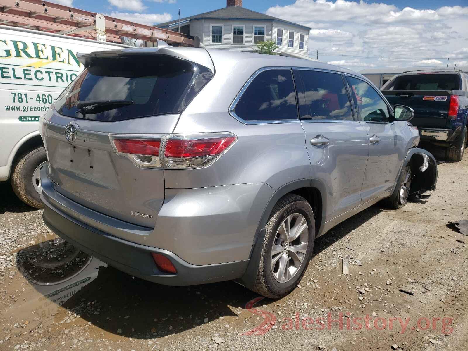 5TDBKRFH1GS333819 2016 TOYOTA HIGHLANDER