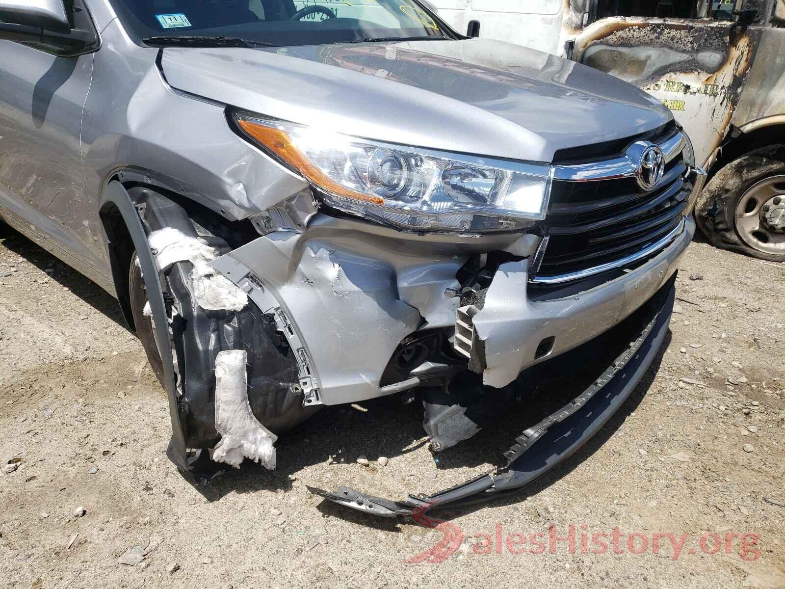 5TDBKRFH1GS333819 2016 TOYOTA HIGHLANDER