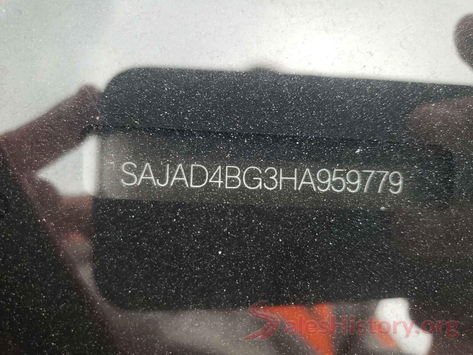 SAJAD4BG3HA959779 2017 JAGUAR XE