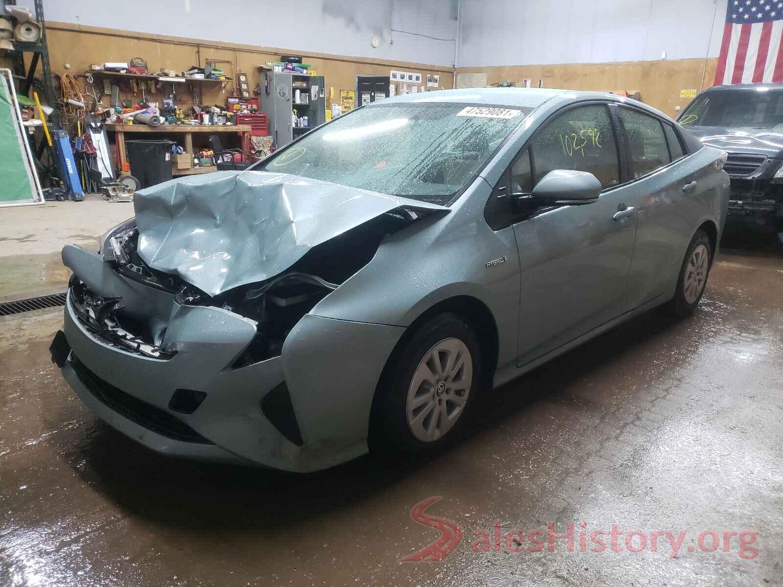 JTDKBRFU3G3020706 2016 TOYOTA PRIUS