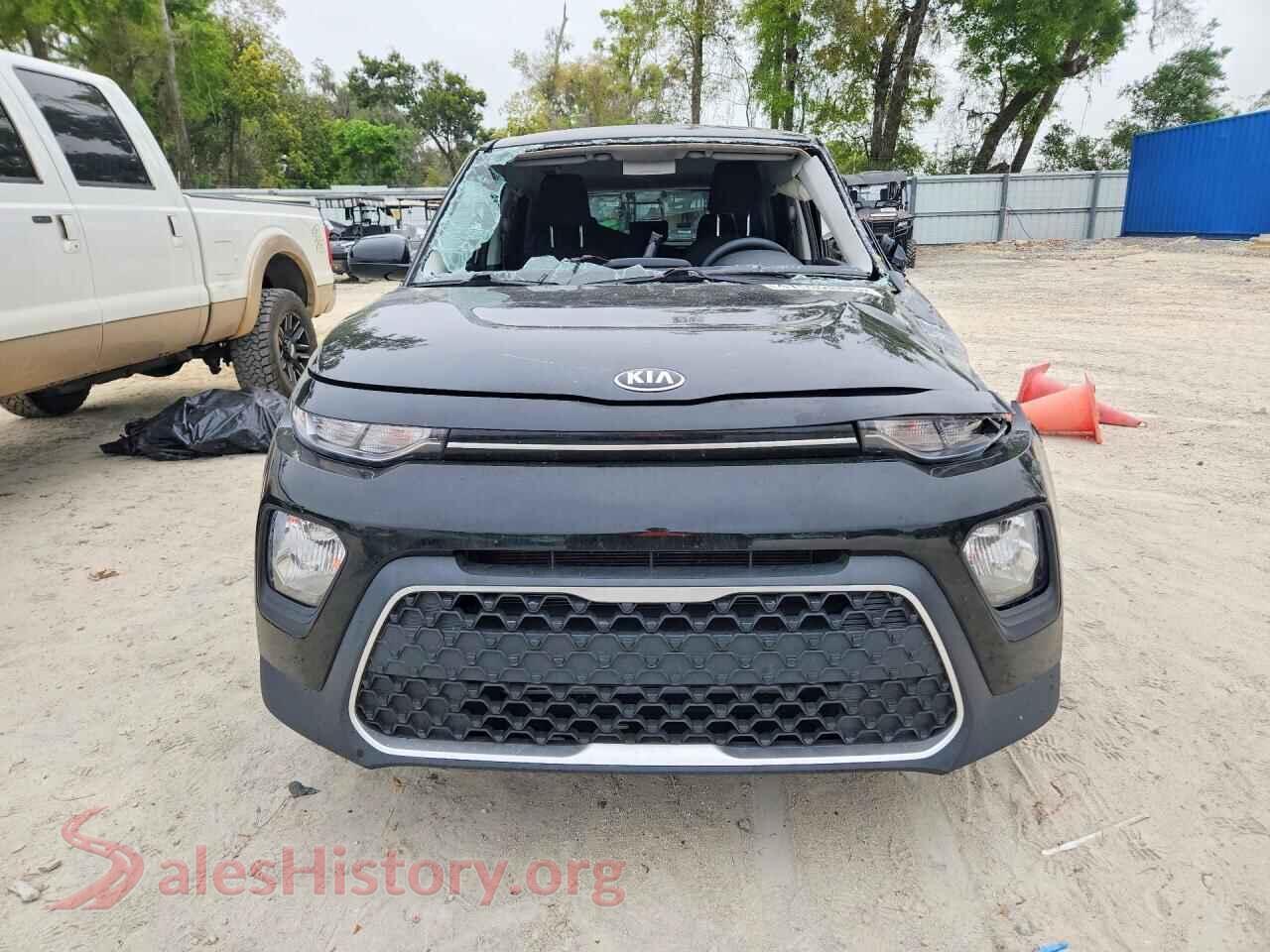 2021 KIA SOUL VIN KNDJ23AU8M7139288, rear view