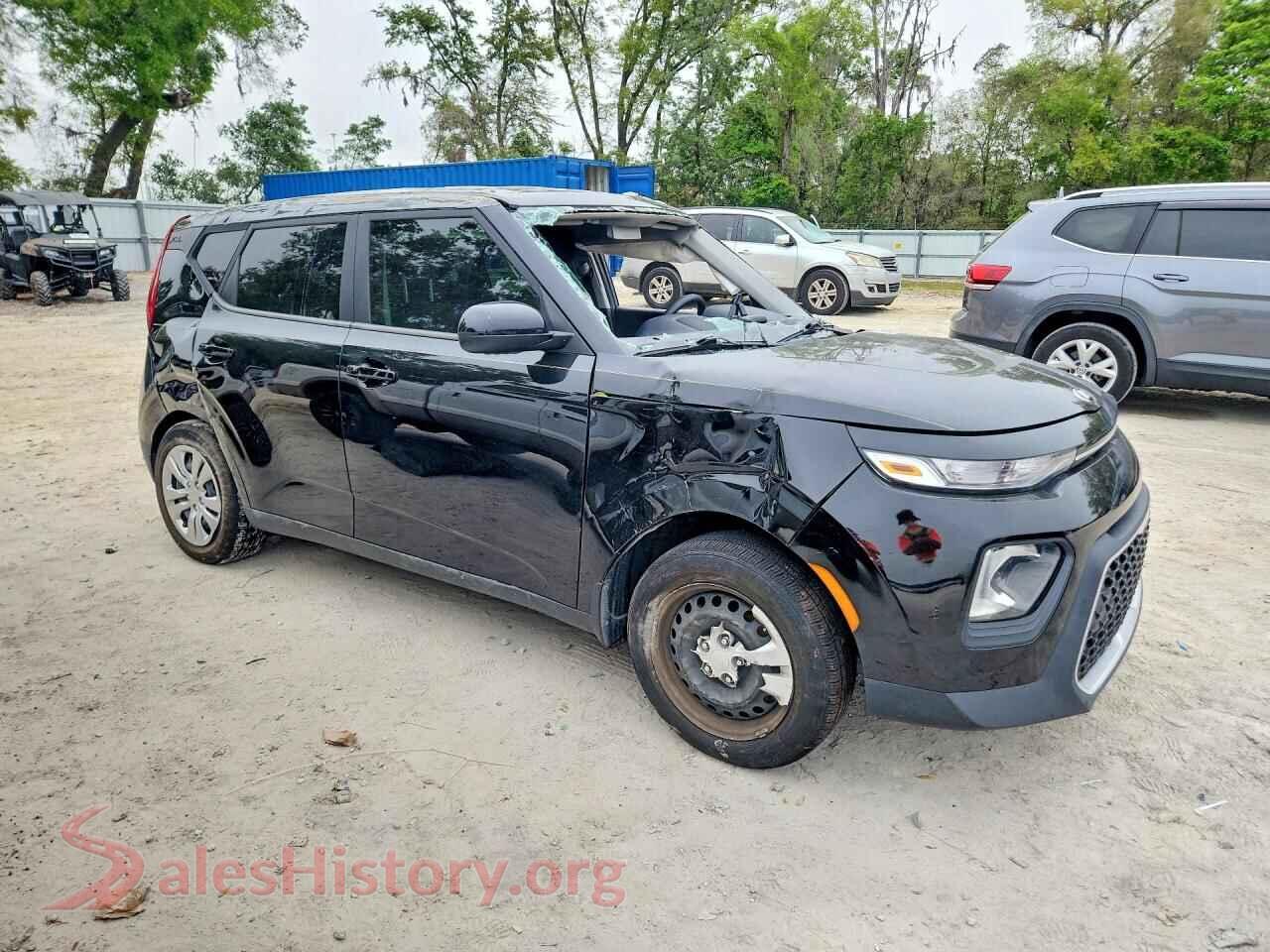 2021 KIA SOUL VIN KNDJ23AU8M7139288, rear 3/4 view