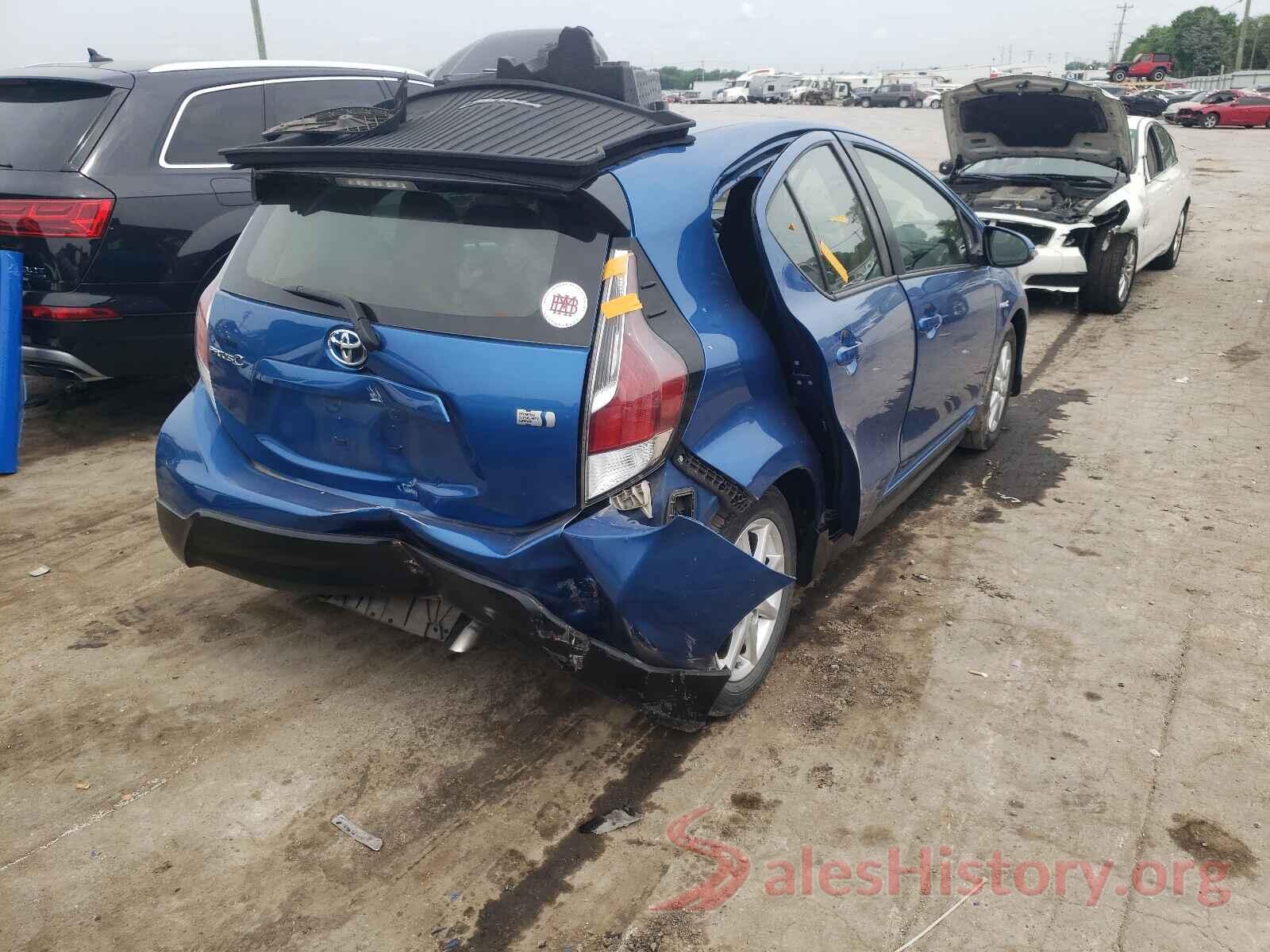 JTDKDTB33H1597110 2017 TOYOTA PRIUS