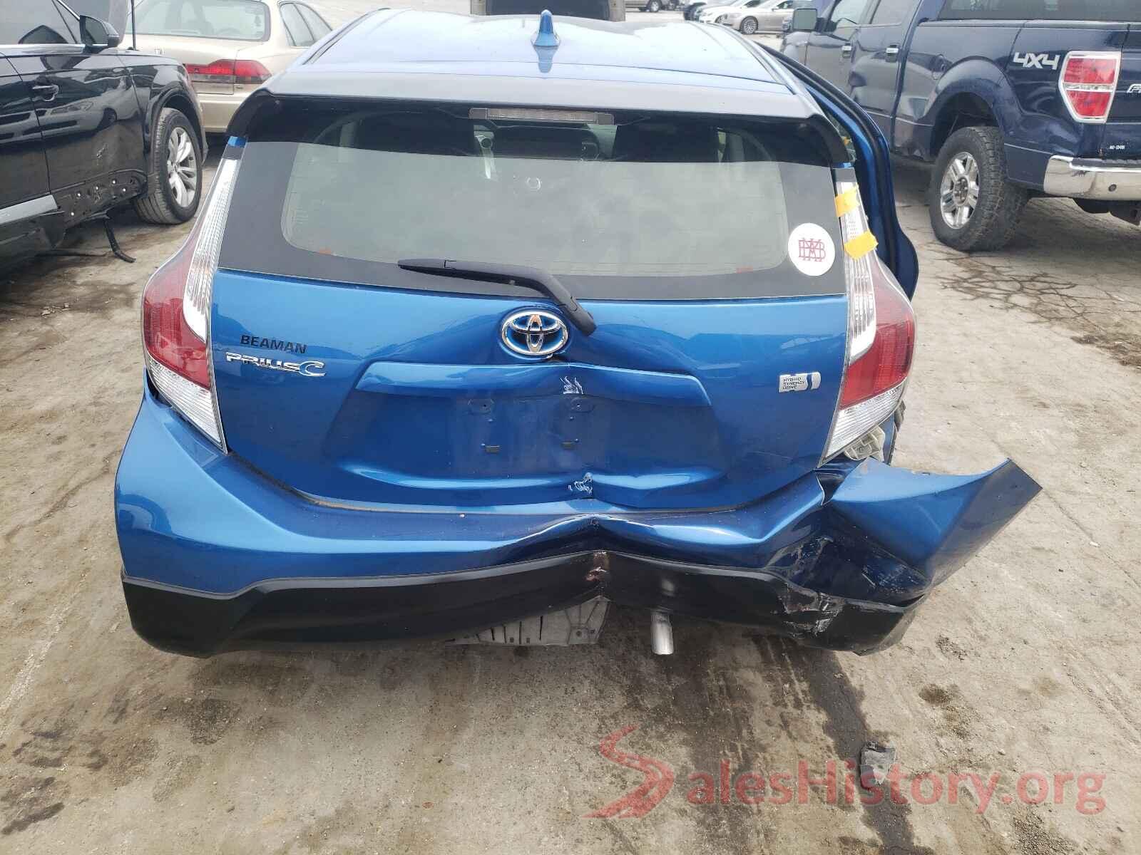 JTDKDTB33H1597110 2017 TOYOTA PRIUS