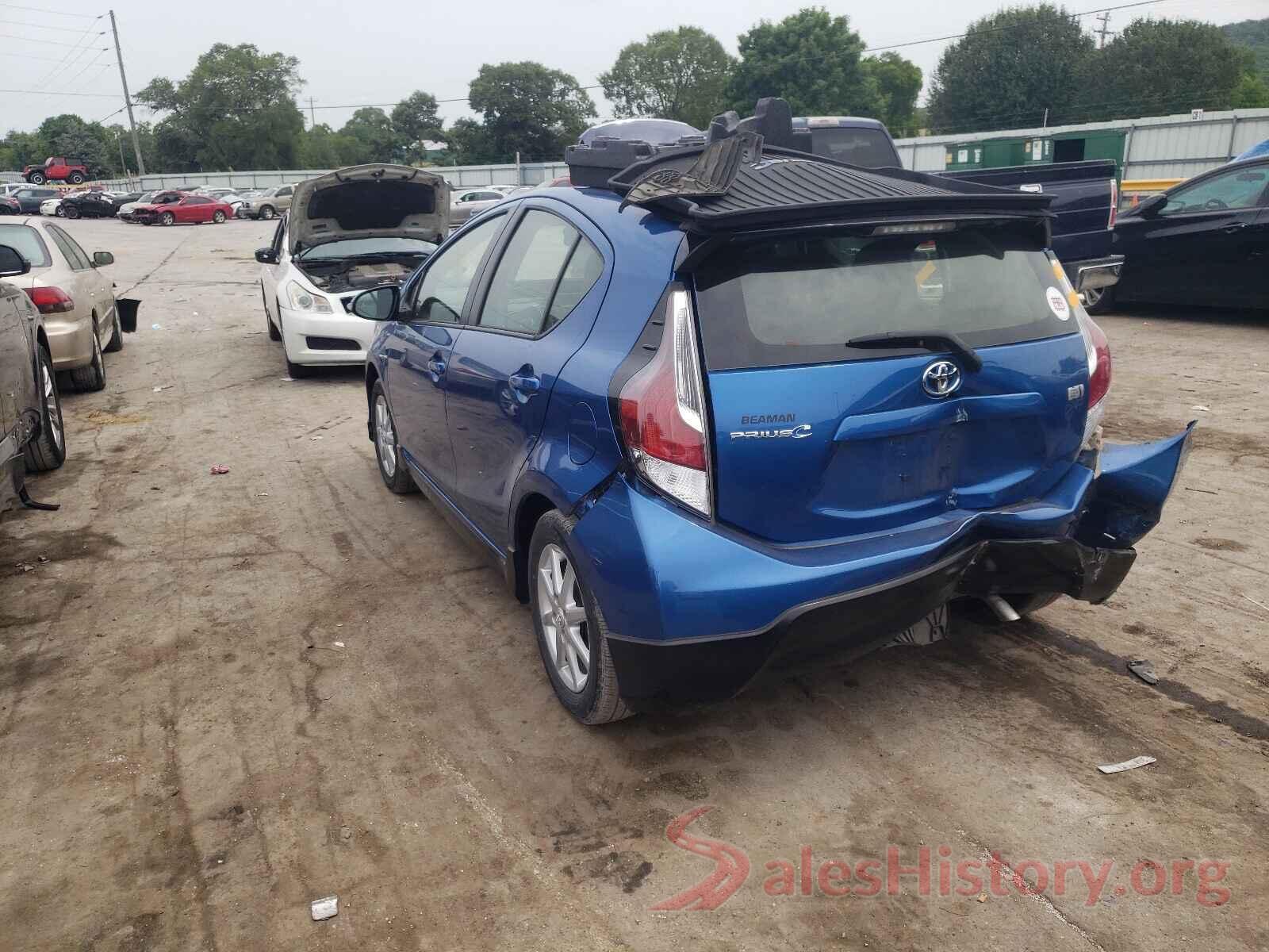 JTDKDTB33H1597110 2017 TOYOTA PRIUS