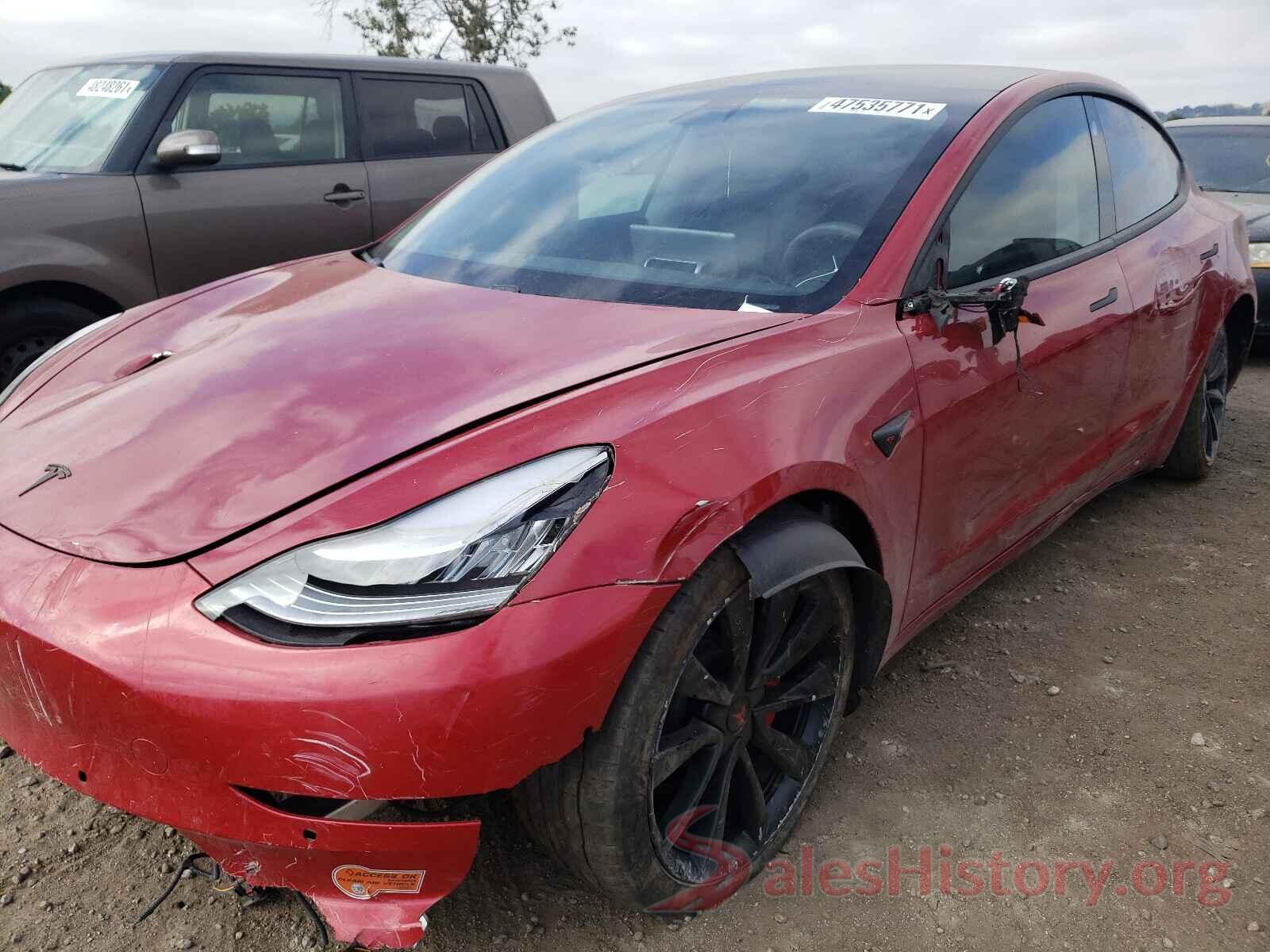 5YJ3E1EA5KF536842 2019 TESLA MODEL 3