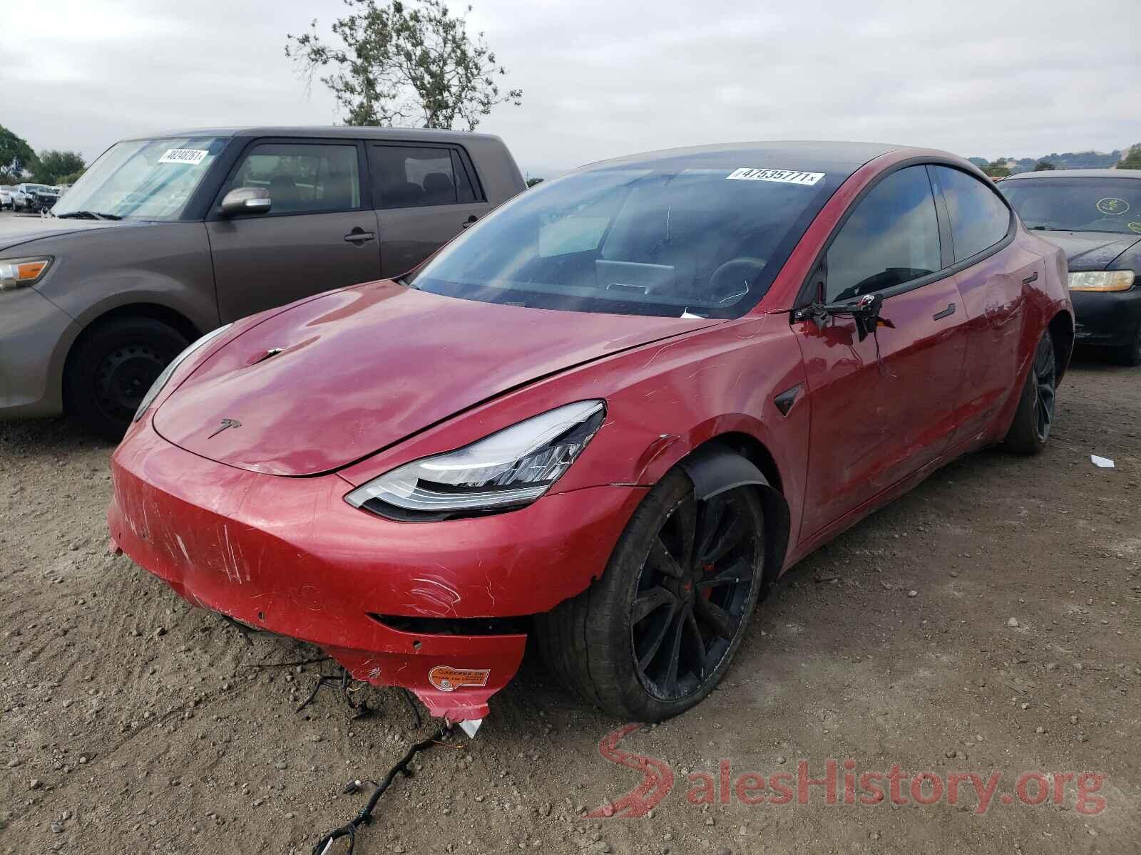 5YJ3E1EA5KF536842 2019 TESLA MODEL 3