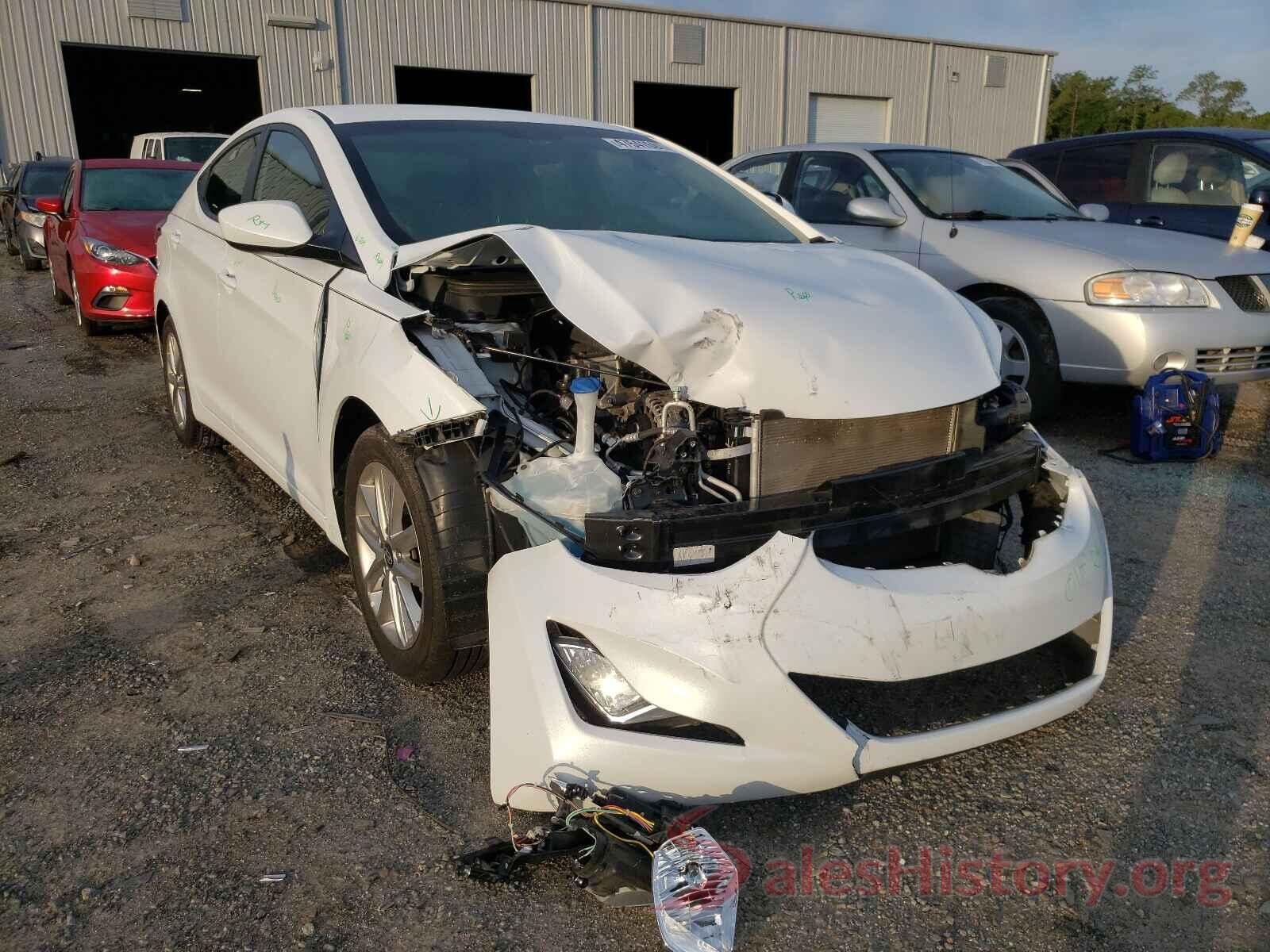 5NPDH4AE8GH761738 2016 HYUNDAI ELANTRA