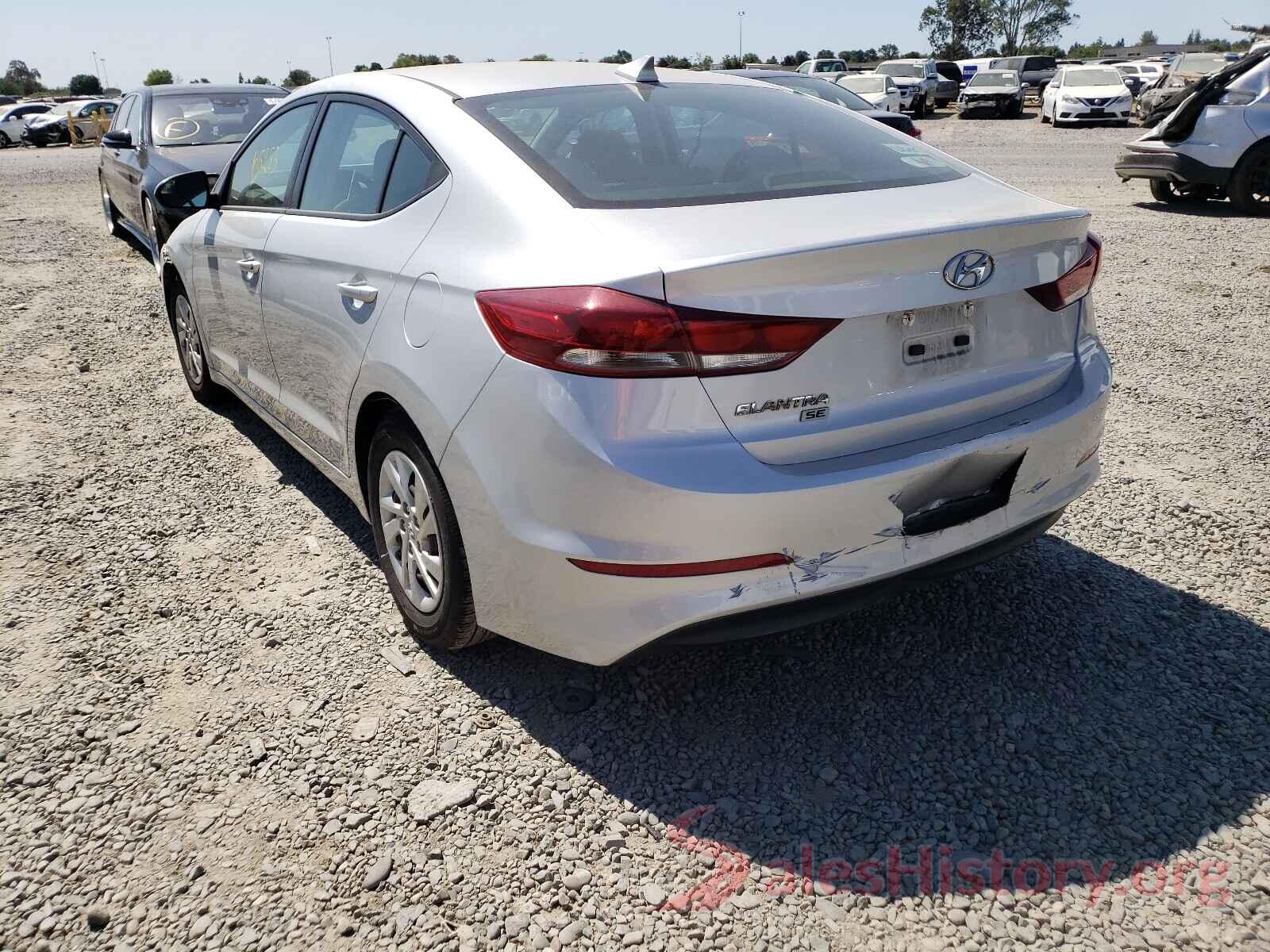 5NPD74LF6HH153811 2017 HYUNDAI ELANTRA