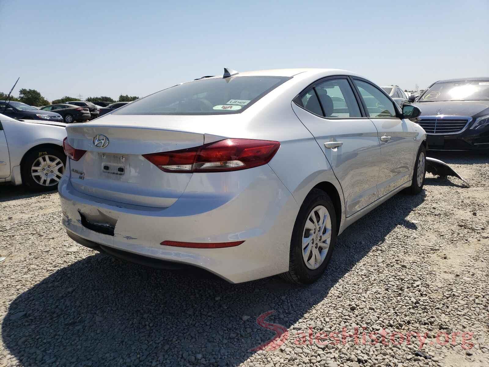 5NPD74LF6HH153811 2017 HYUNDAI ELANTRA