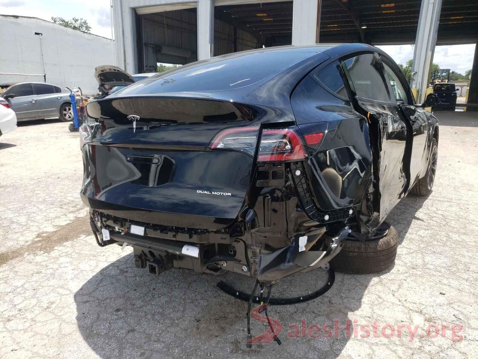 5YJYGDEE4MF080873 2021 TESLA MODEL Y