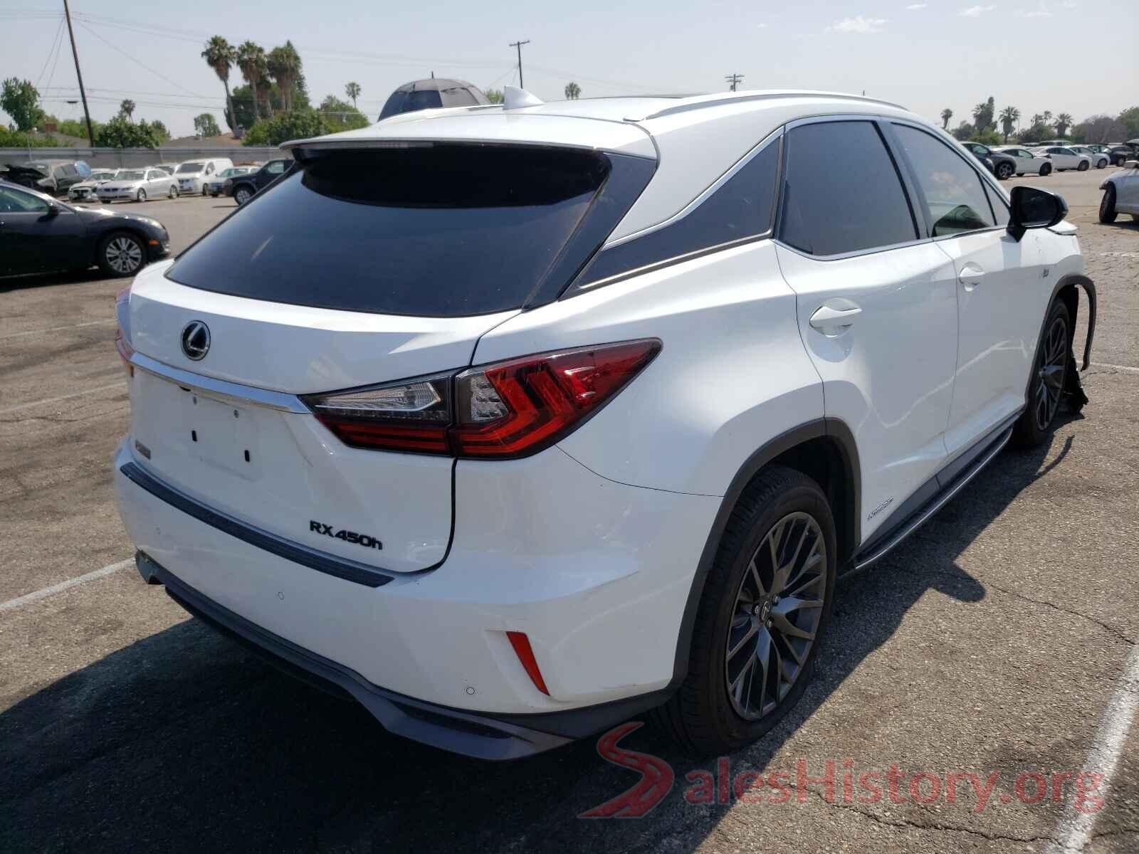 2T2BGMCA0GC007980 2016 LEXUS RX450