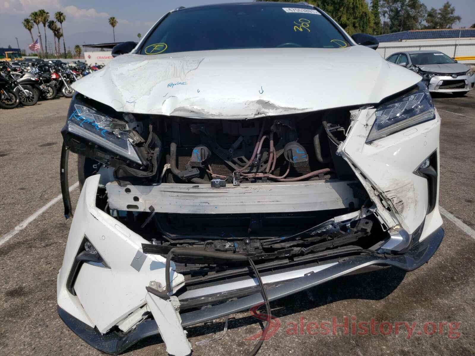 2T2BGMCA0GC007980 2016 LEXUS RX450