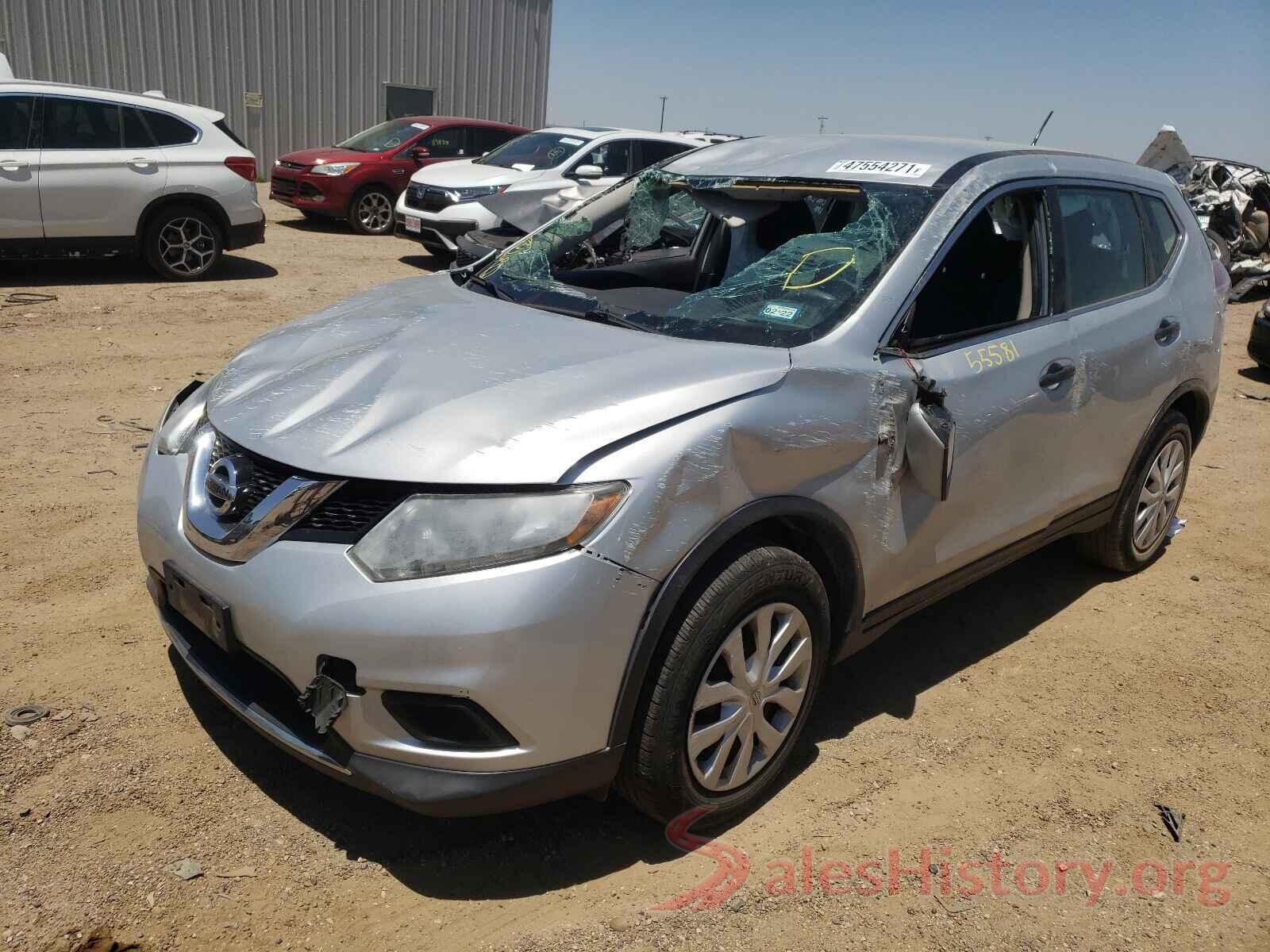 5N1AT2MT4GC742482 2016 NISSAN ROGUE