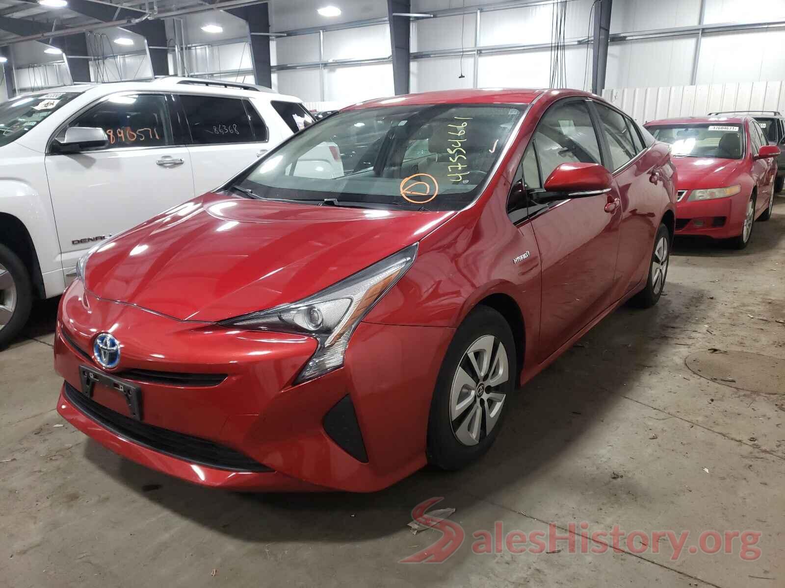 JTDKARFUXG3501166 2016 TOYOTA PRIUS