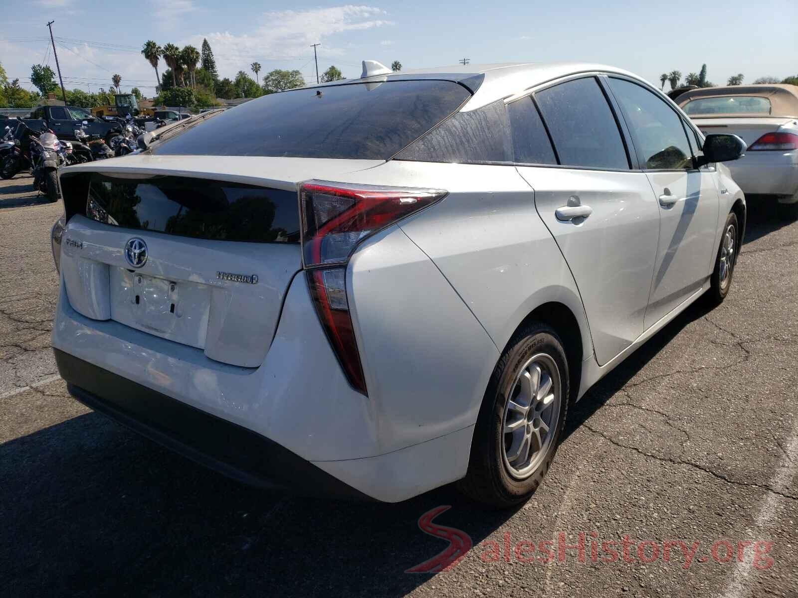 JTDKARFU8G3023085 2016 TOYOTA PRIUS