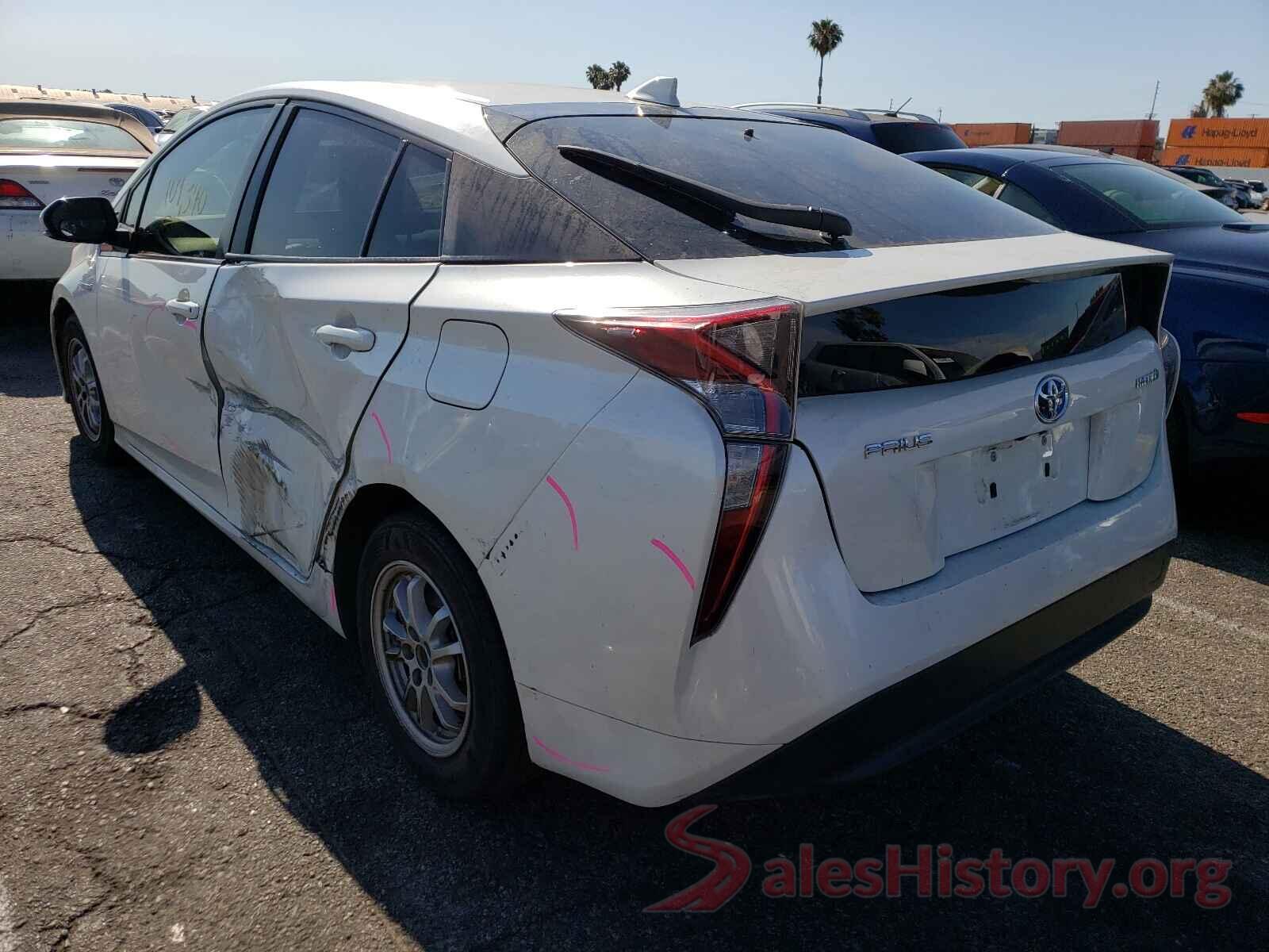 JTDKARFU8G3023085 2016 TOYOTA PRIUS