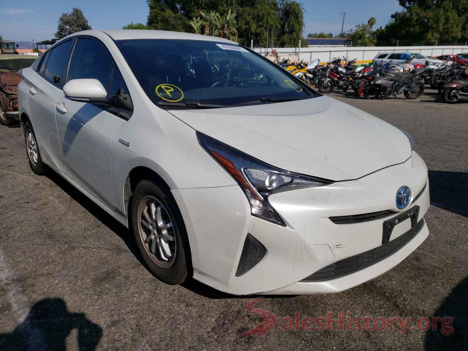 JTDKARFU8G3023085 2016 TOYOTA PRIUS