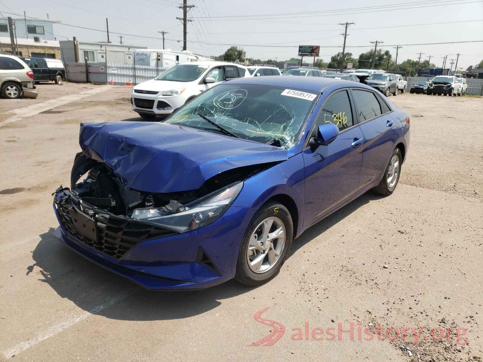 5NPLL4AG9MH015063 2021 HYUNDAI ELANTRA