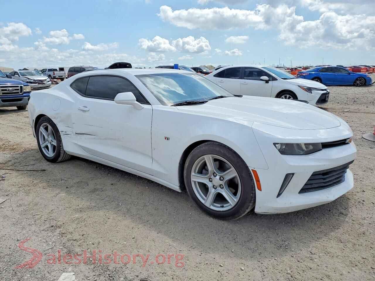 2017 CHEVROLET CAMARO VIN 1G1FB1RX3H0134242, rear 3/4 view