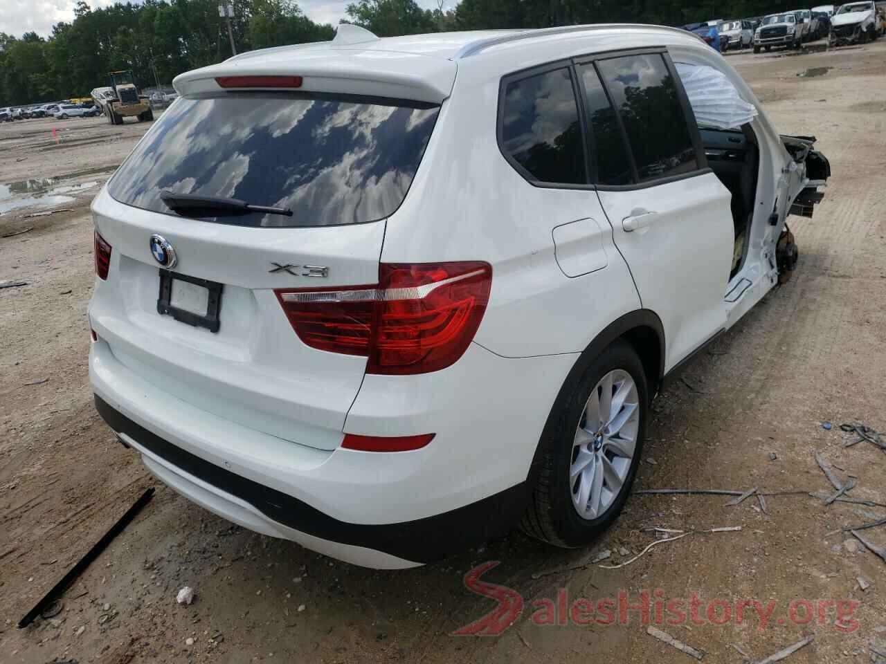 5UXWZ7C38H0X41019 2017 BMW X3