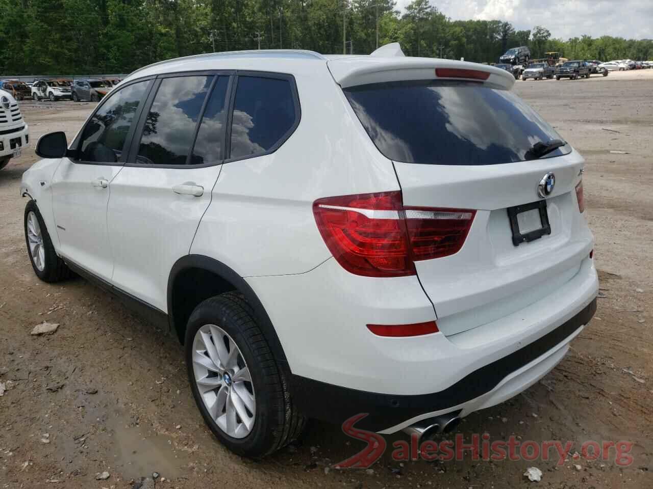 5UXWZ7C38H0X41019 2017 BMW X3