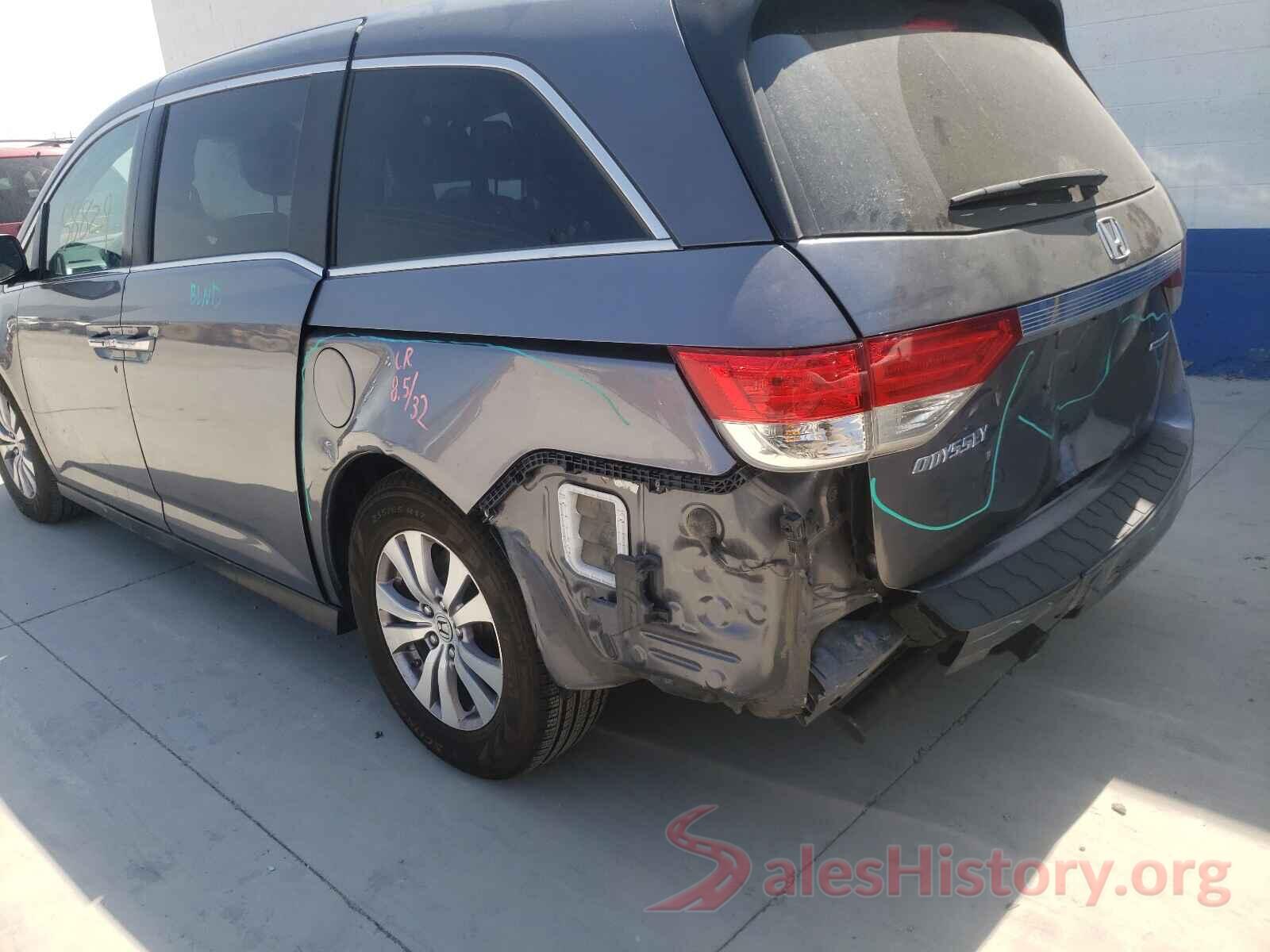 5FNRL5H33GB086118 2016 HONDA ODYSSEY