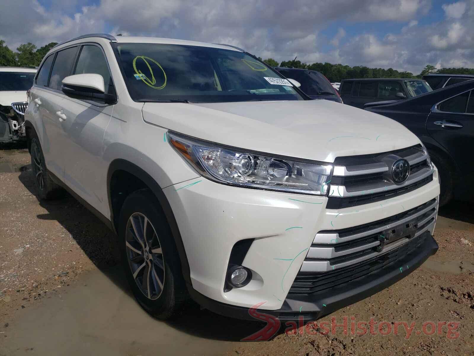 5TDKZRFHXKS306347 2019 TOYOTA HIGHLANDER