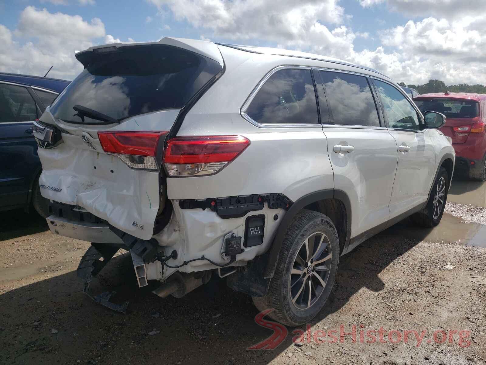 5TDKZRFHXKS306347 2019 TOYOTA HIGHLANDER