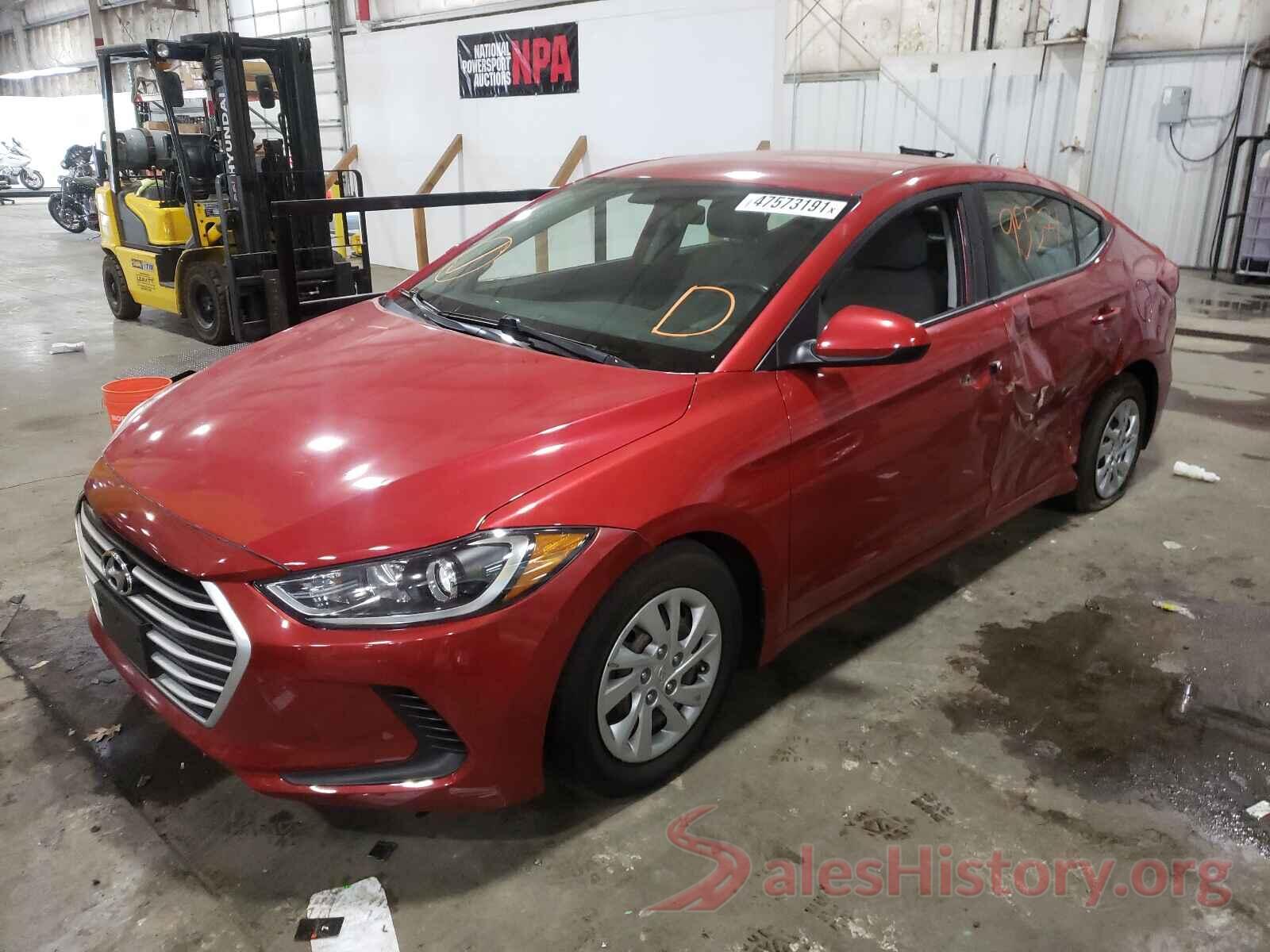 5NPD74LF0HH091564 2017 HYUNDAI ELANTRA