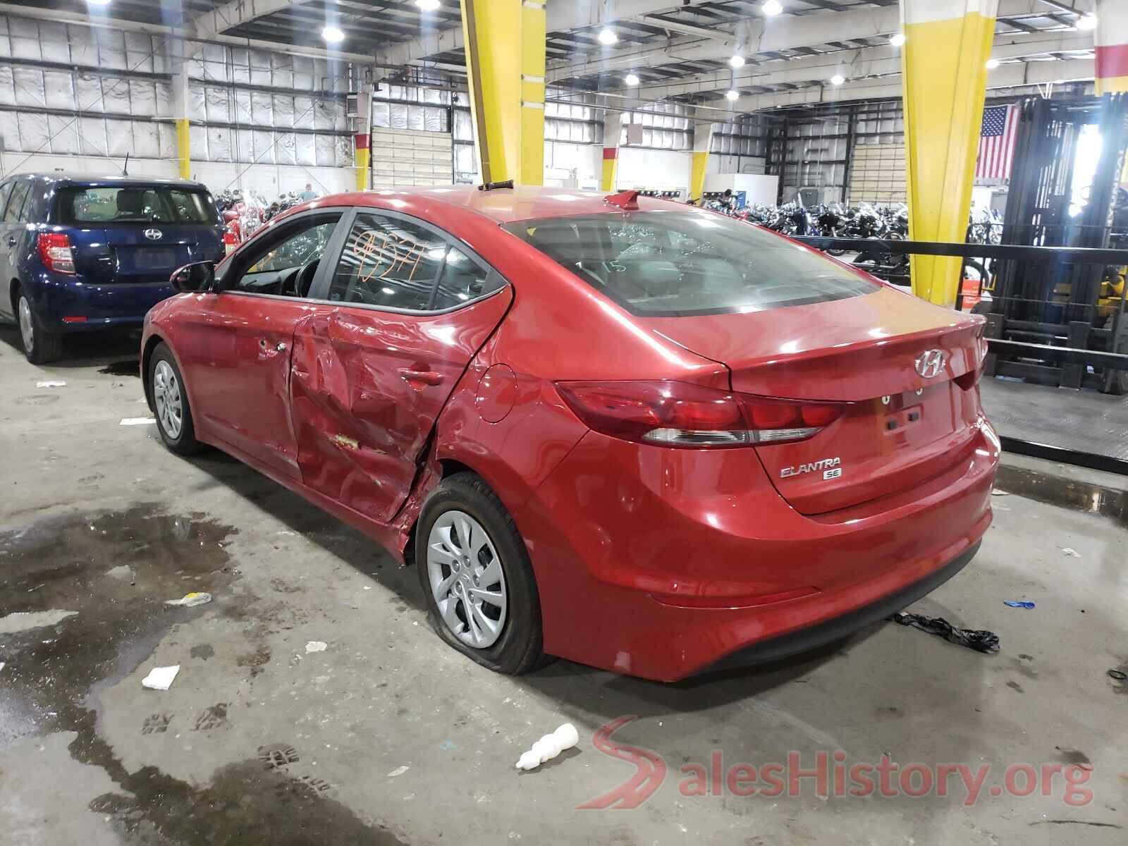 5NPD74LF0HH091564 2017 HYUNDAI ELANTRA