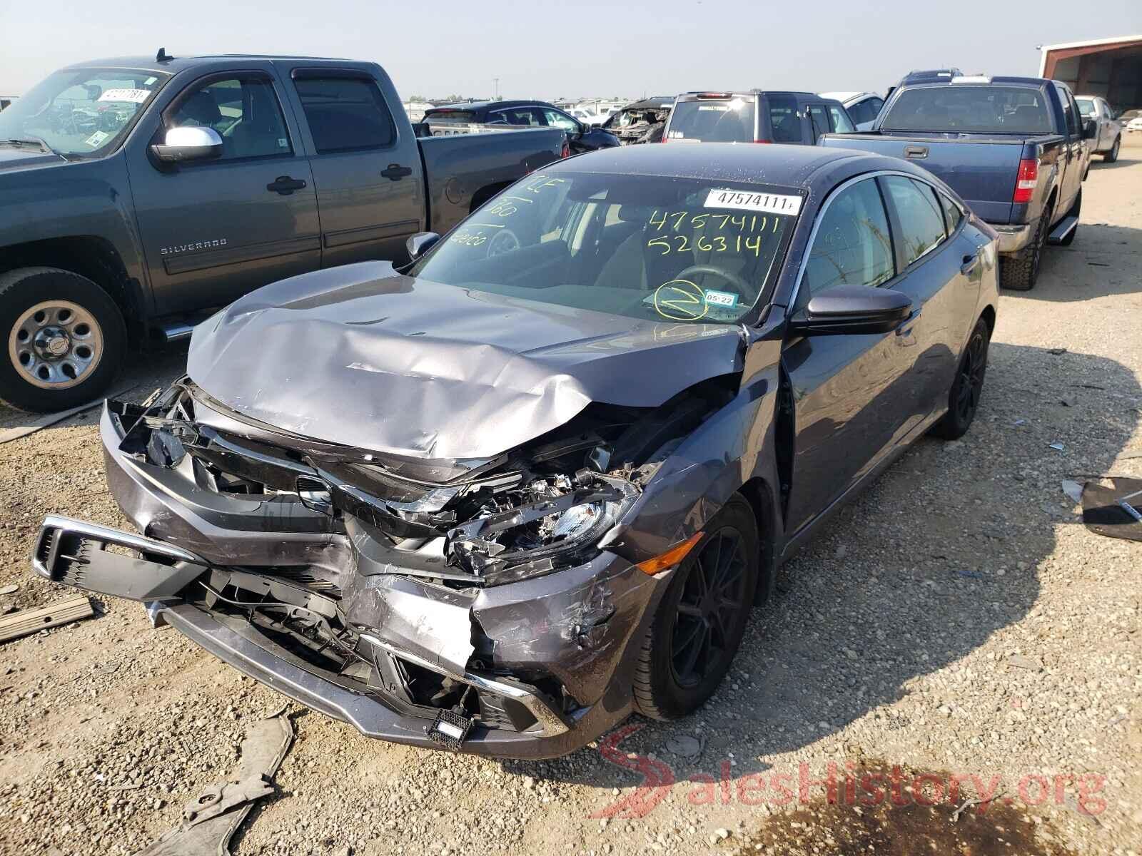 2HGFC2F69KH526314 2019 HONDA CIVIC