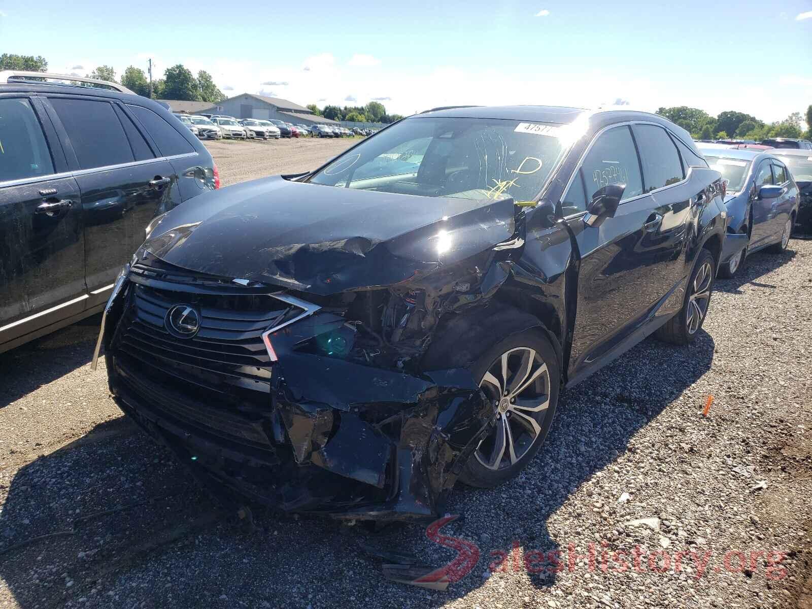 2T2BZMCA6HC133207 2017 LEXUS RX350