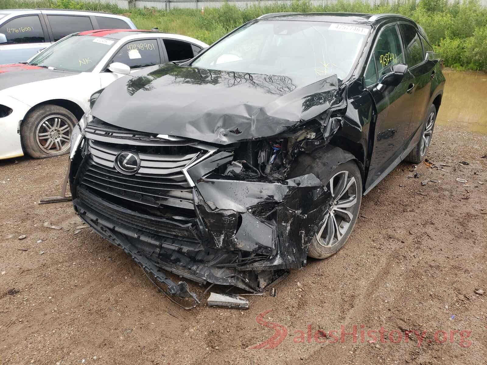 2T2BZMCA6HC133207 2017 LEXUS RX350