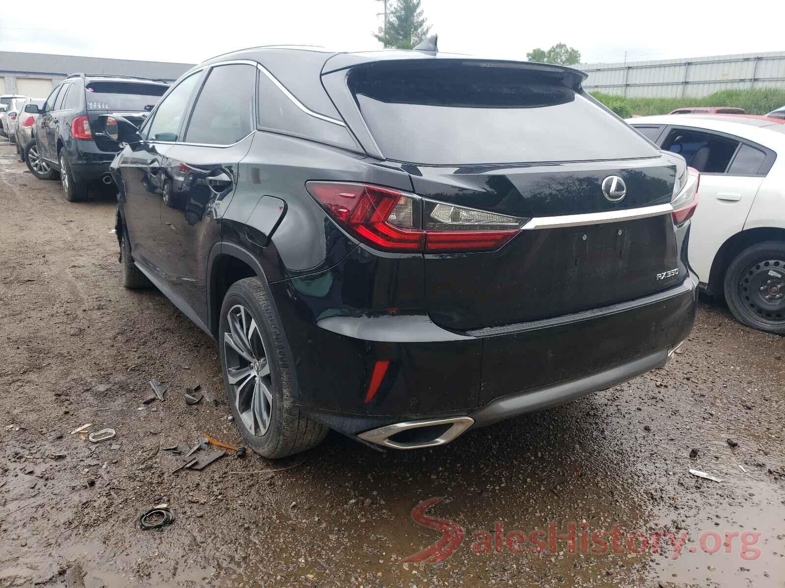 2T2BZMCA6HC133207 2017 LEXUS RX350