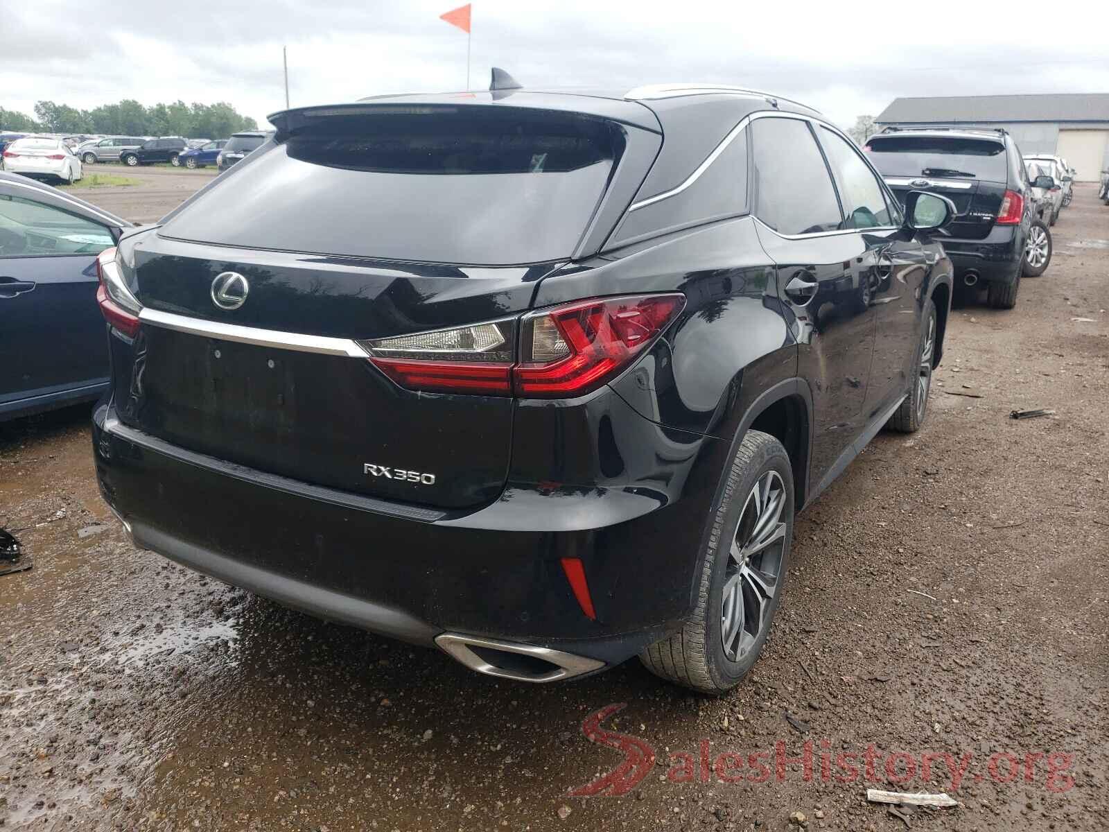 2T2BZMCA6HC133207 2017 LEXUS RX350