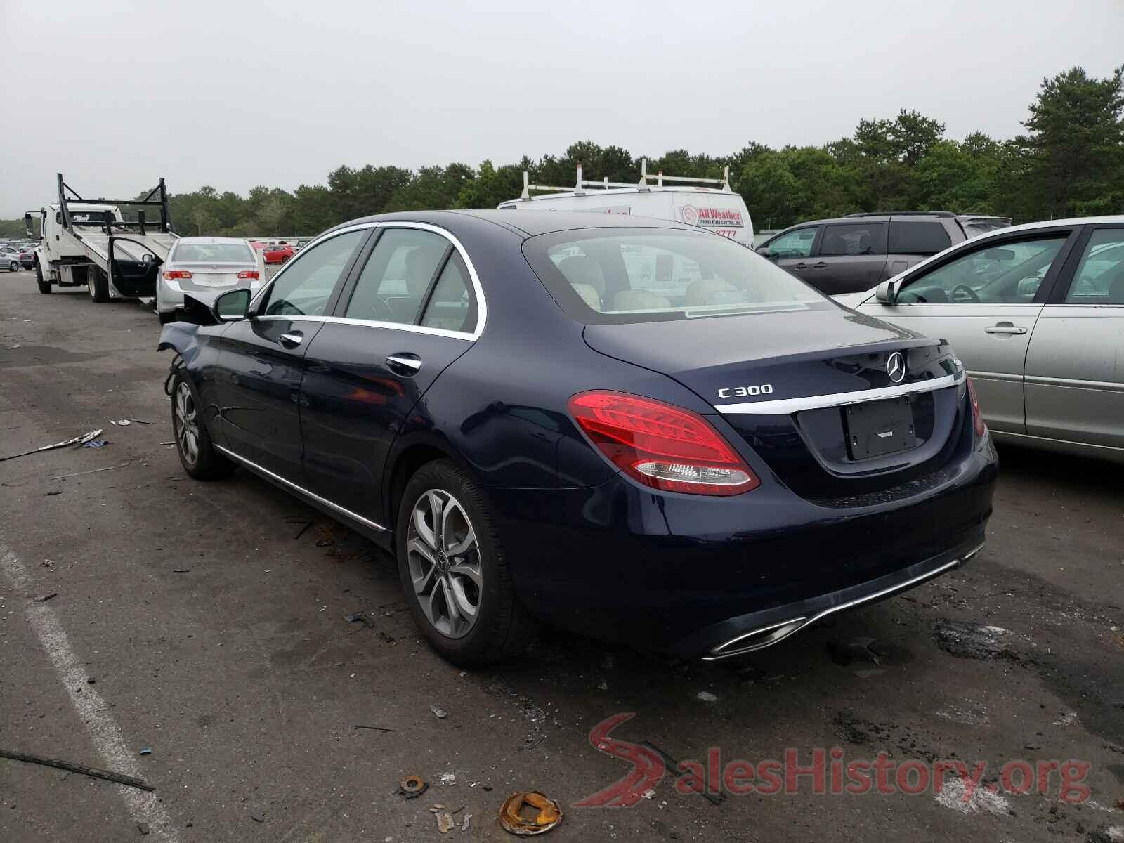 55SWF4KB3HU232408 2017 MERCEDES-BENZ C CLASS