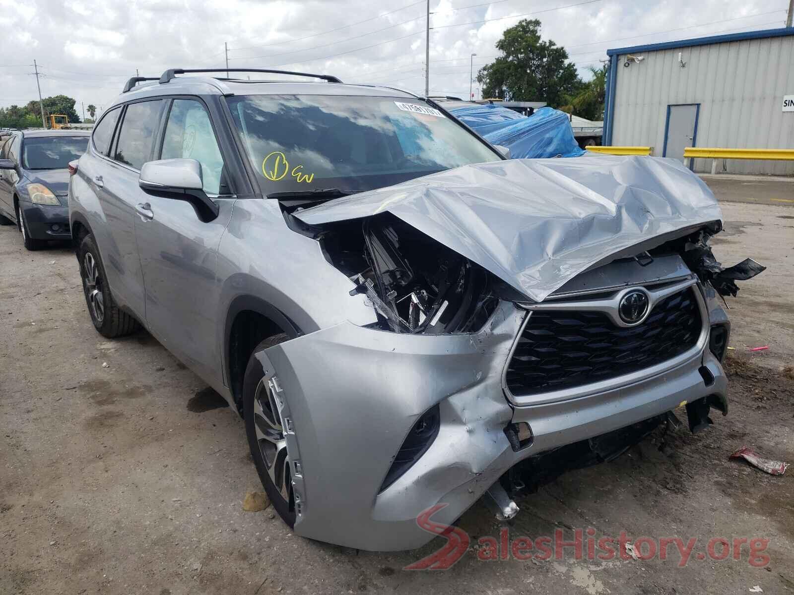 5TDGZRAH0LS025303 2020 TOYOTA HIGHLANDER