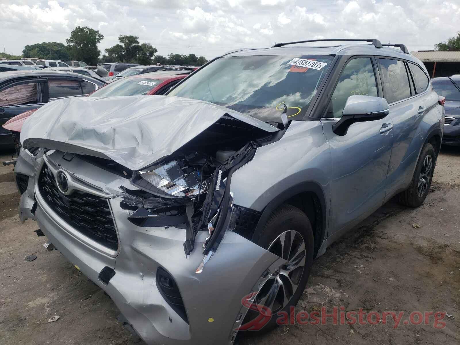 5TDGZRAH0LS025303 2020 TOYOTA HIGHLANDER