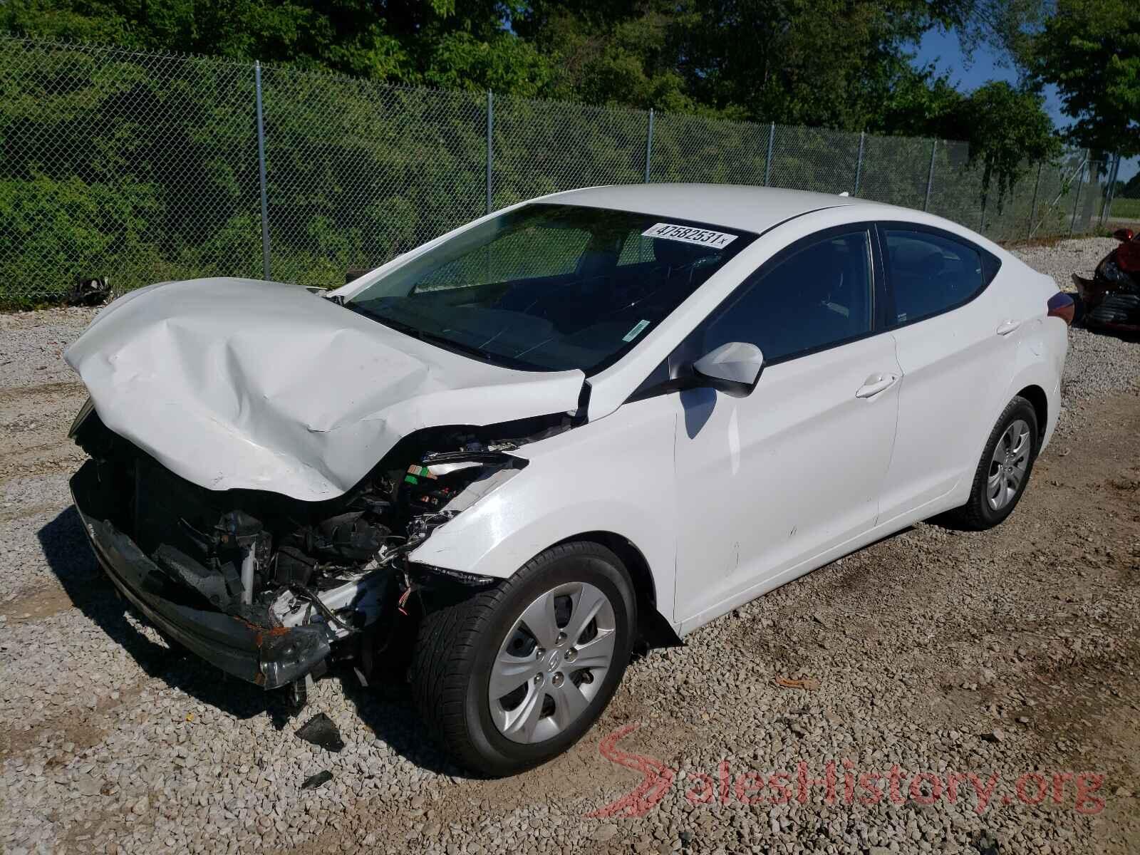 5NPDH4AEXGH688419 2016 HYUNDAI ELANTRA