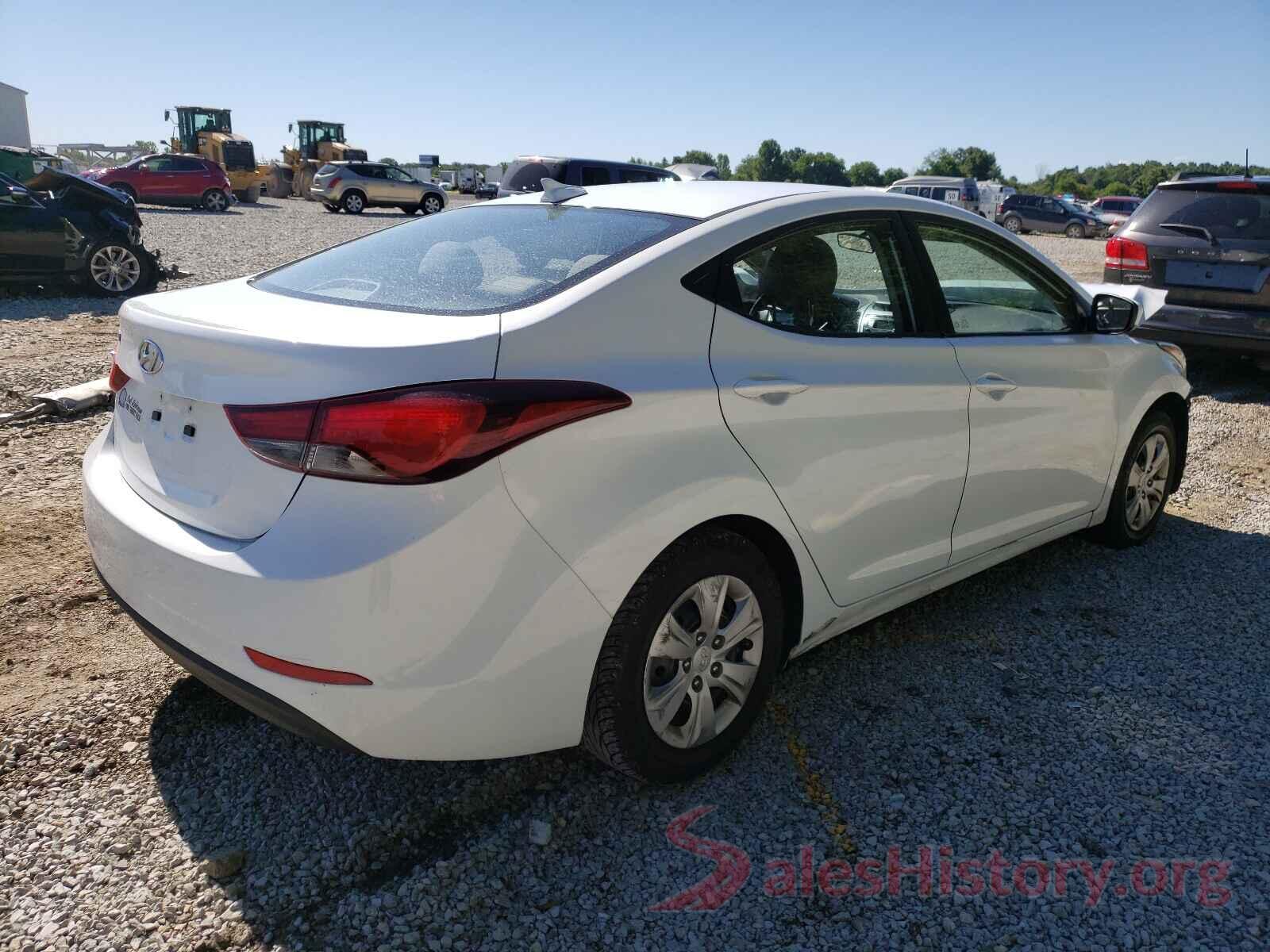 5NPDH4AEXGH688419 2016 HYUNDAI ELANTRA