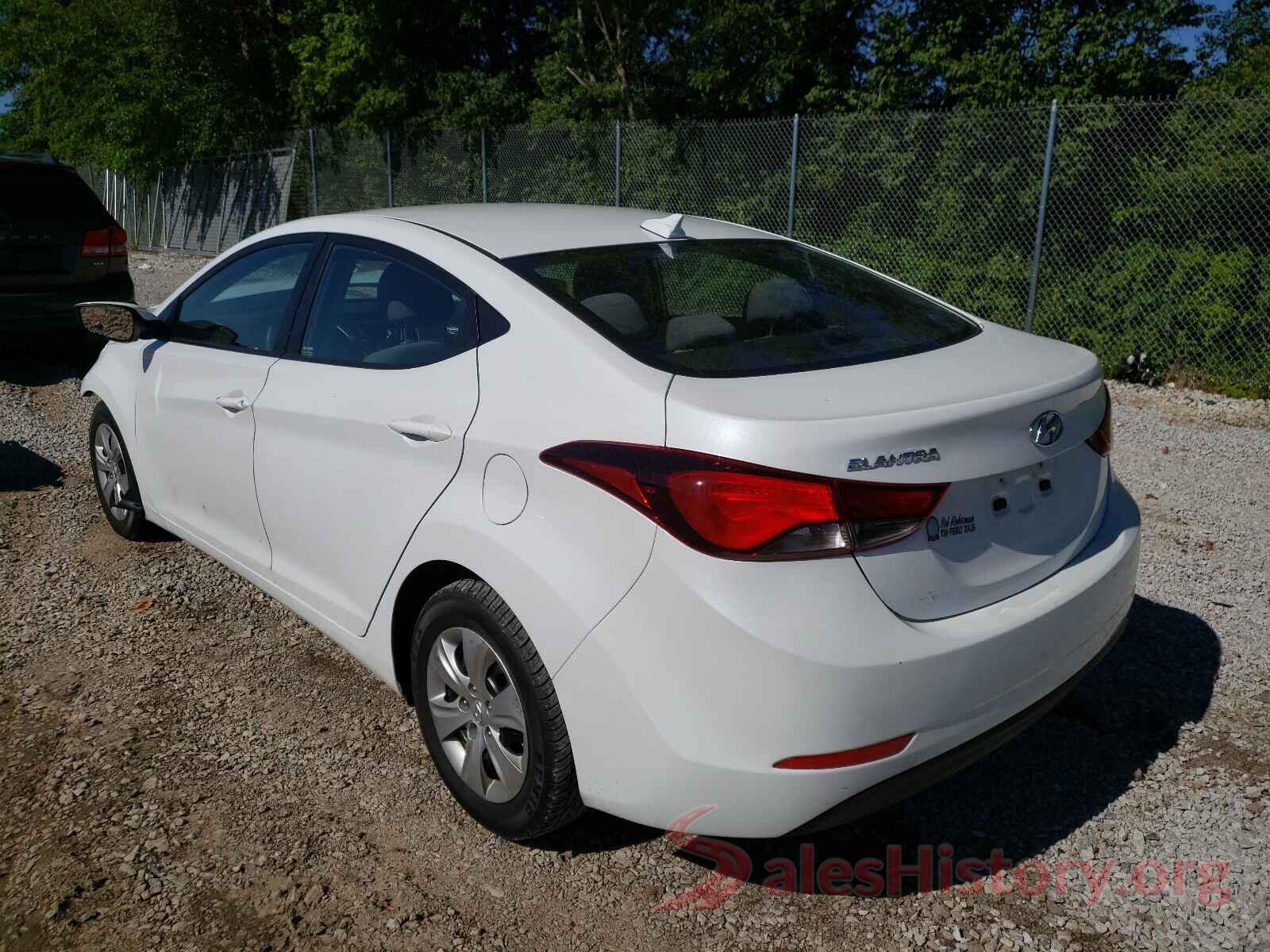 5NPDH4AEXGH688419 2016 HYUNDAI ELANTRA