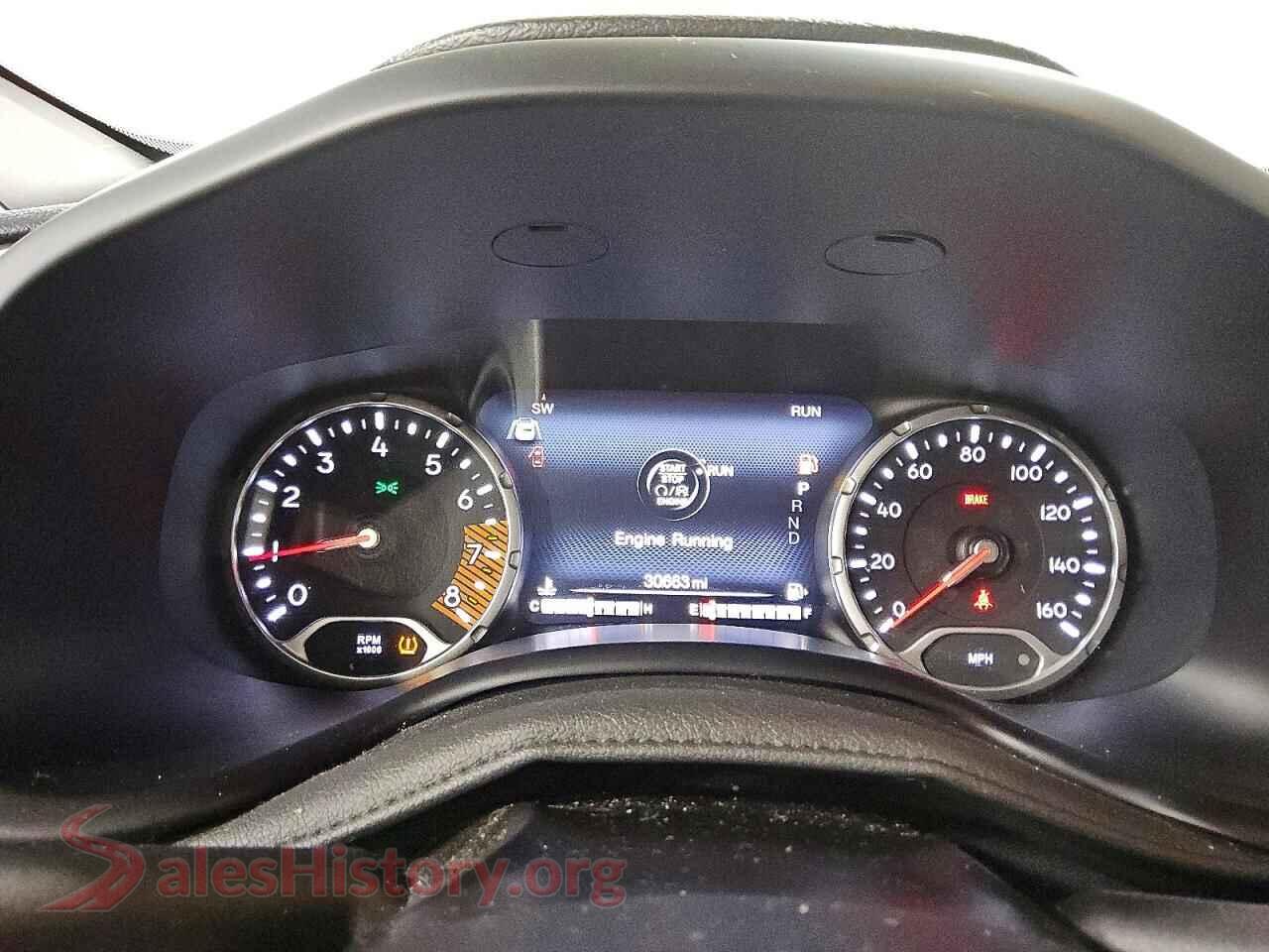 2023 JEEP RENEGADE VIN ZACNJDB12PPP56267, interior center console