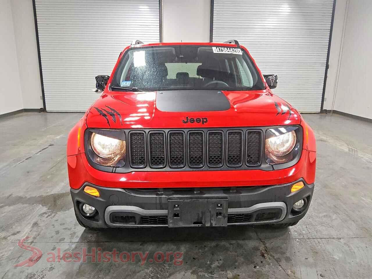 2023 JEEP RENEGADE VIN ZACNJDB12PPP56267, rear view