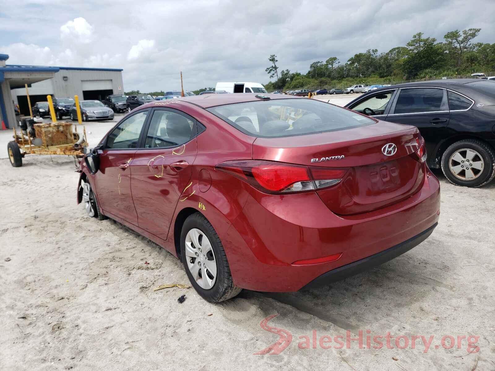 5NPDH4AE4GH759159 2016 HYUNDAI ELANTRA